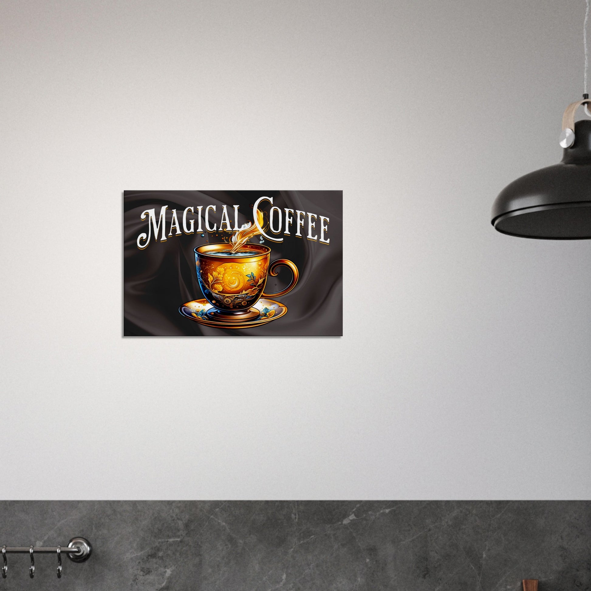 Magical Coffee Canvas Wall Print by Java Good Coffee