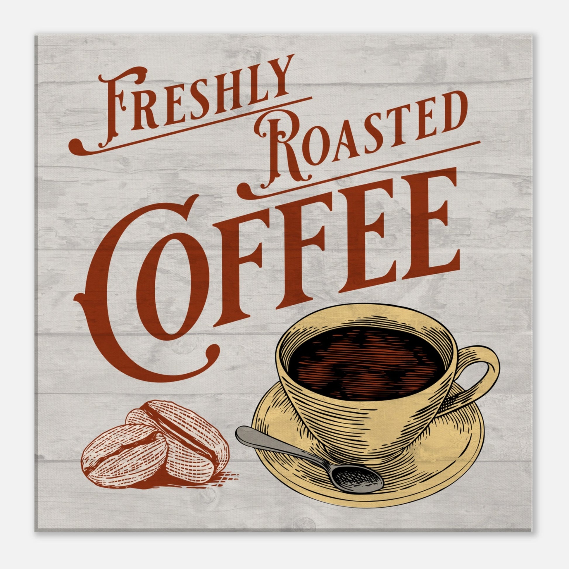 Freshly Roasted Coffee Canvas Wall Print at Java Good Coffee
