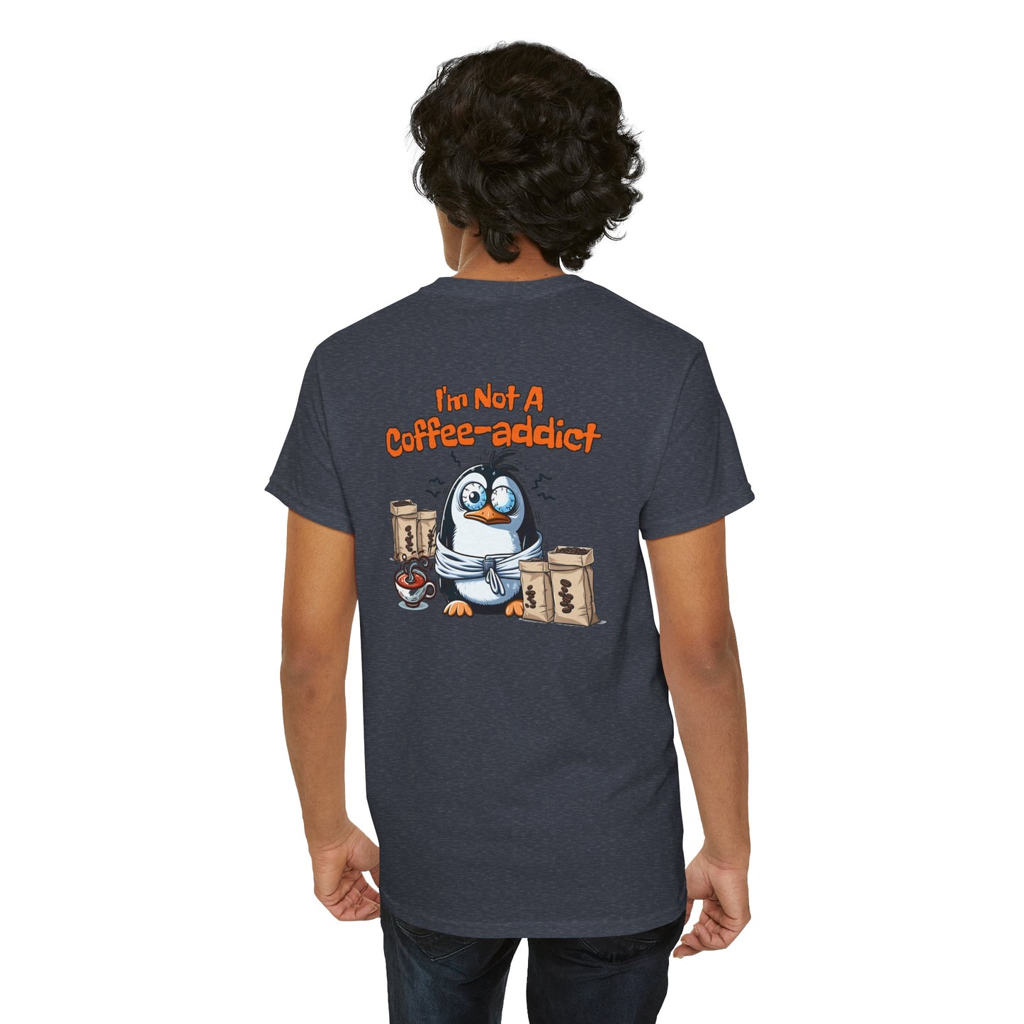 Coffee Addict Unisex Heavy Cotton Tee