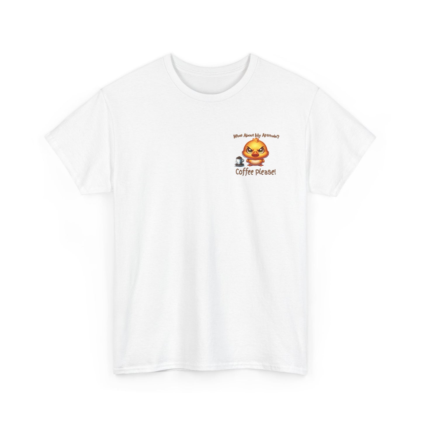 Birdie Coffee Attitude Unisex Heavy Cotton Tee