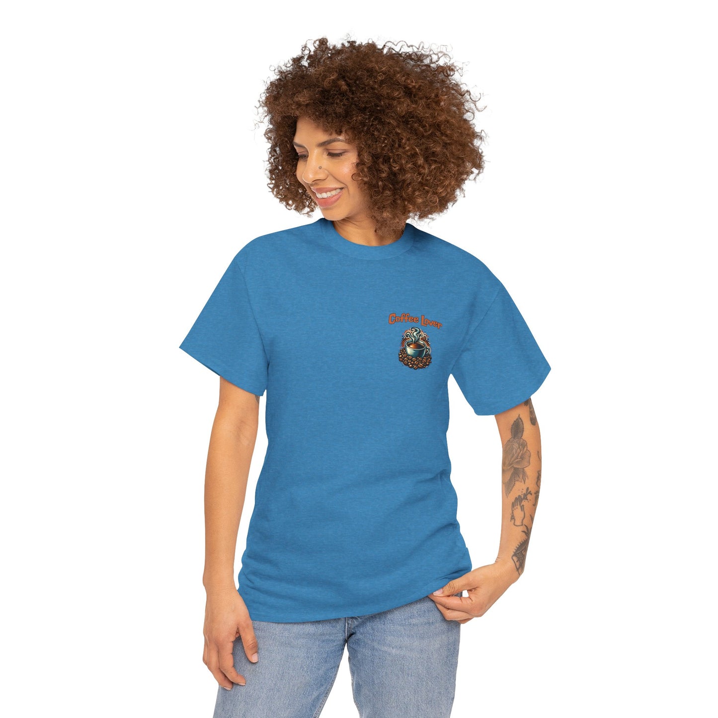 Coffee Lover Unisex Heavy Cotton Tee - Perfect Gift for Coffee Enthusiasts
