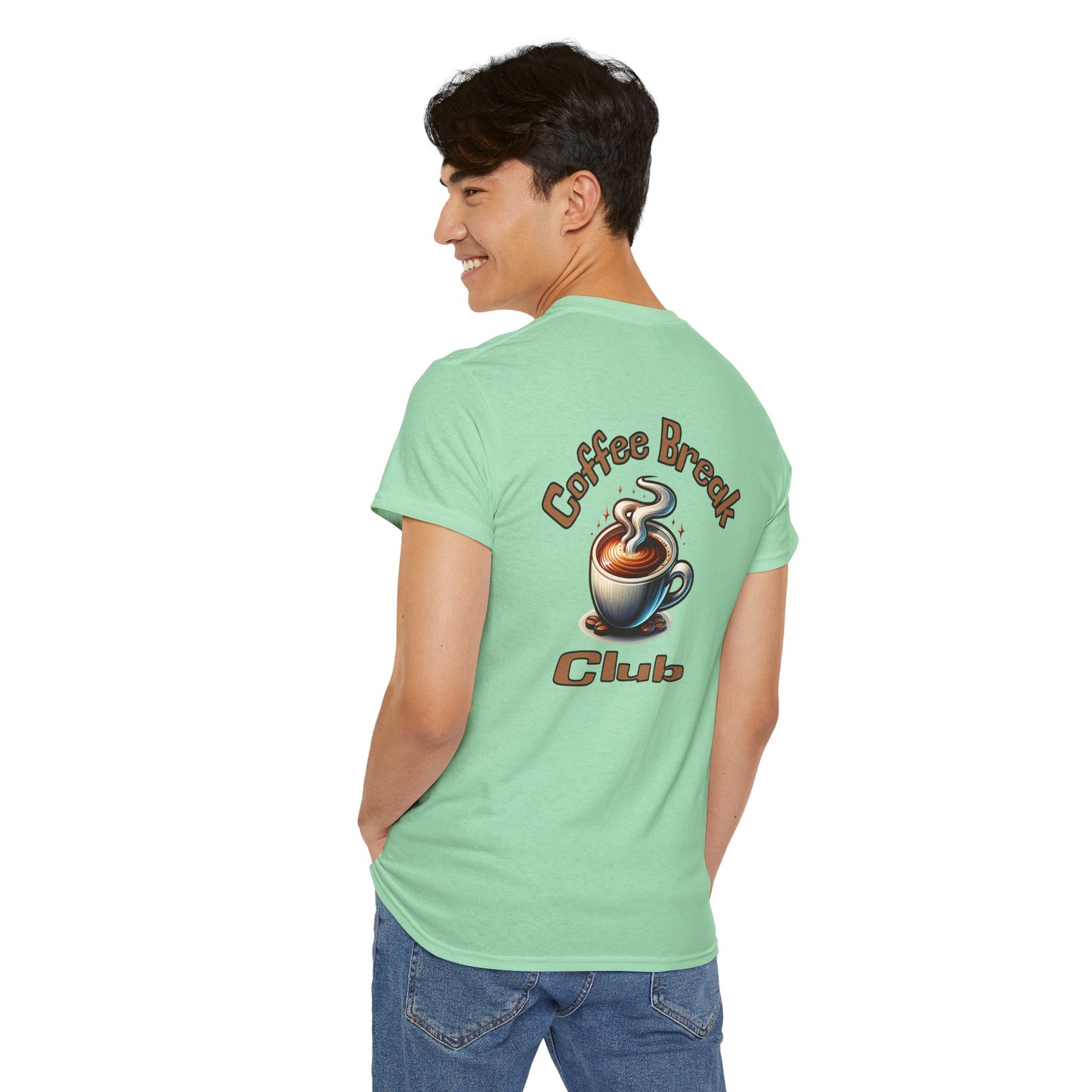 Coffee Break Club Tee - Unisex Heavy Cotton T-Shirt
