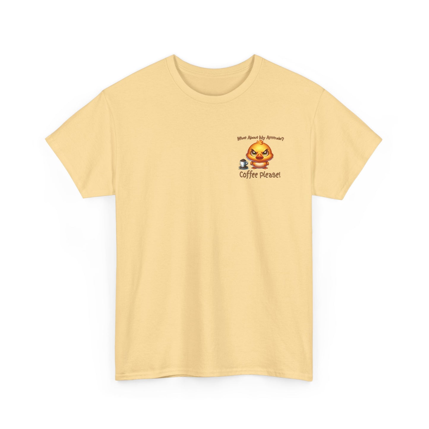 Birdie Coffee Attitude Unisex Heavy Cotton Tee