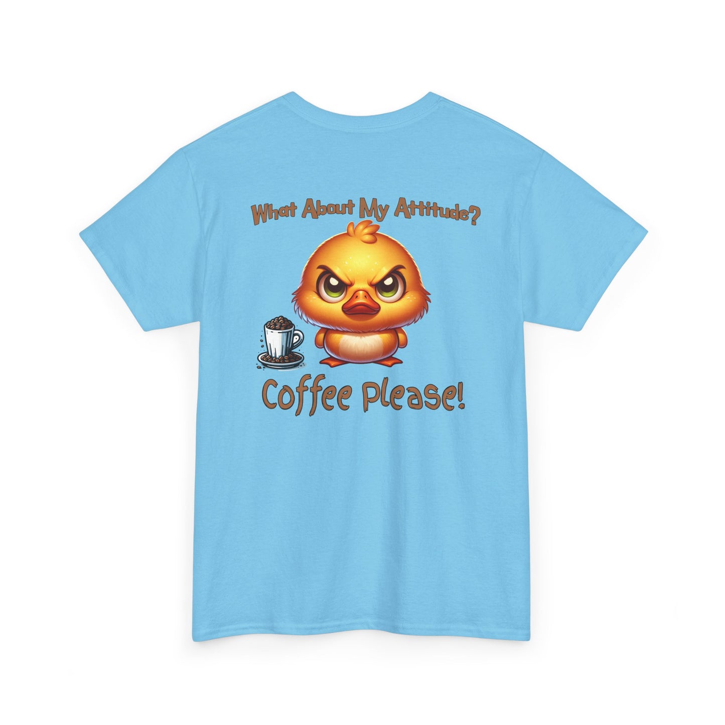 Birdie Coffee Attitude Unisex Heavy Cotton Tee