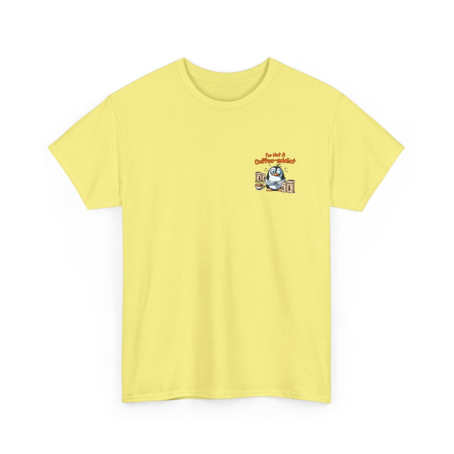 Coffee Addict Unisex Heavy Cotton Tee