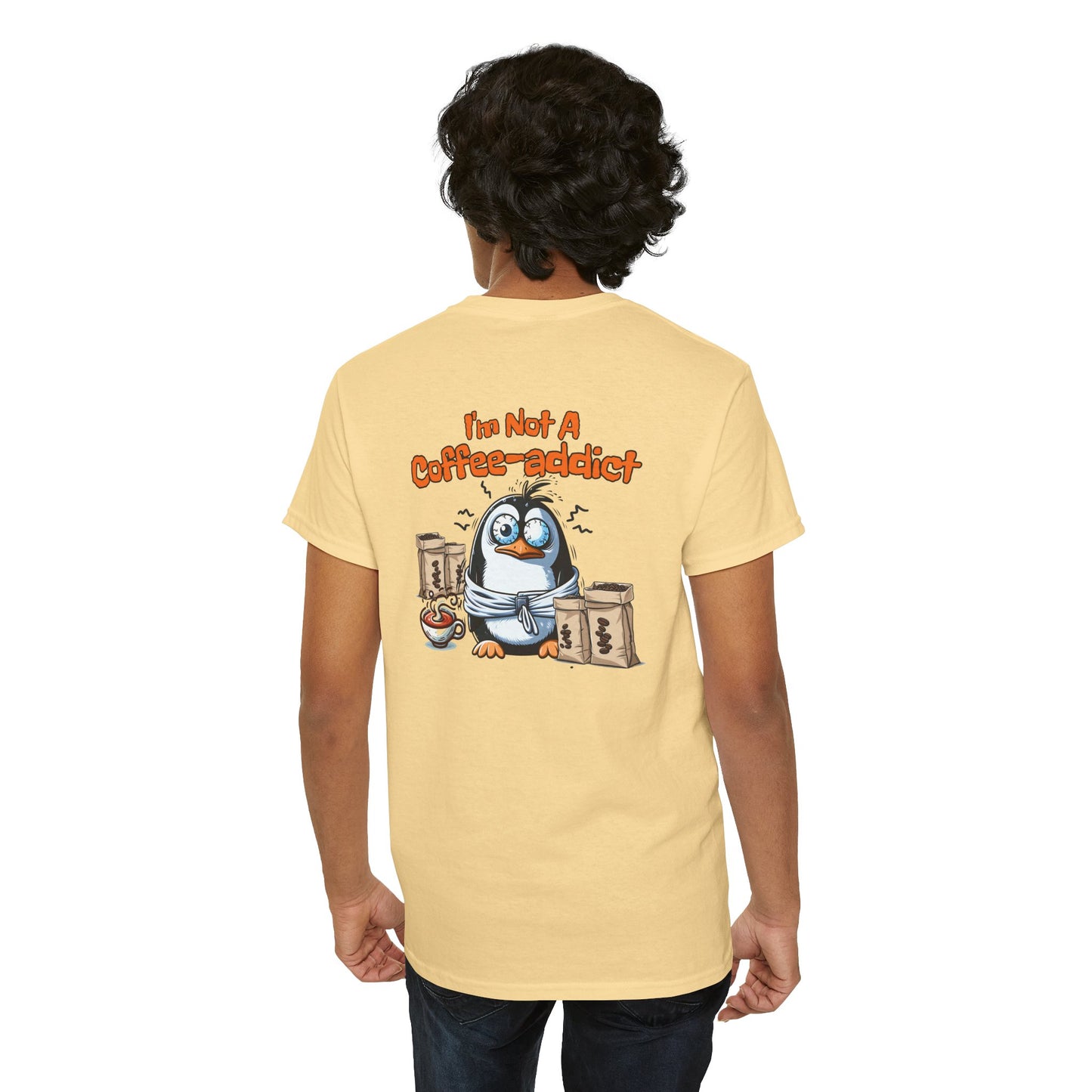 Coffee Addict Unisex Heavy Cotton Tee