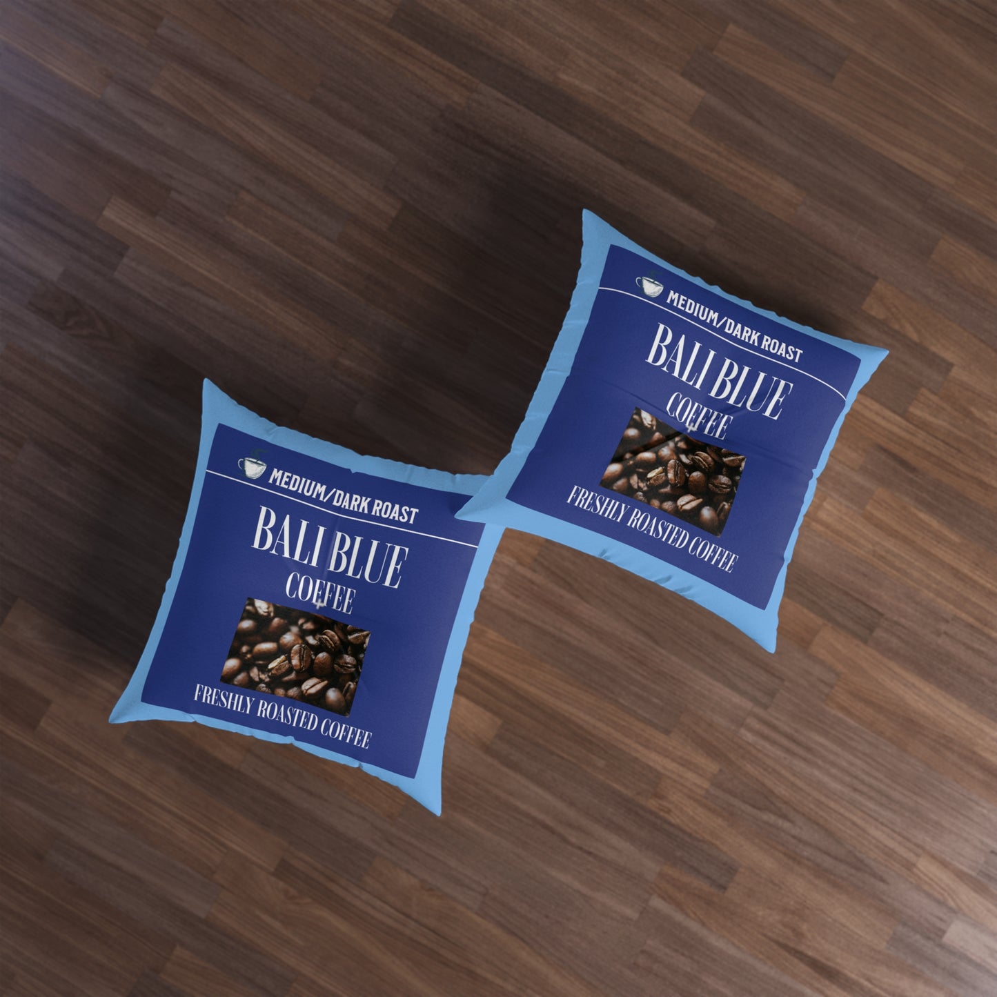 Bali Blue Coffee Tufted Floor Pillow, Square
Java Good Coffee