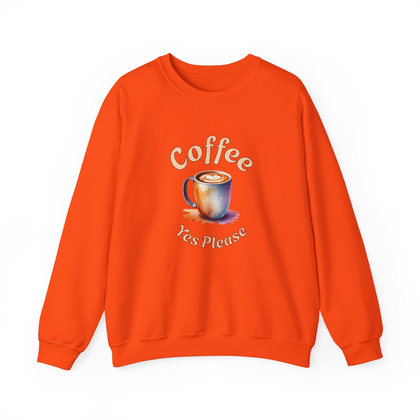 Coffee Yes Please Unisex Heavy Blend™ Crewneck Sweatshirt - Java Good Coffee