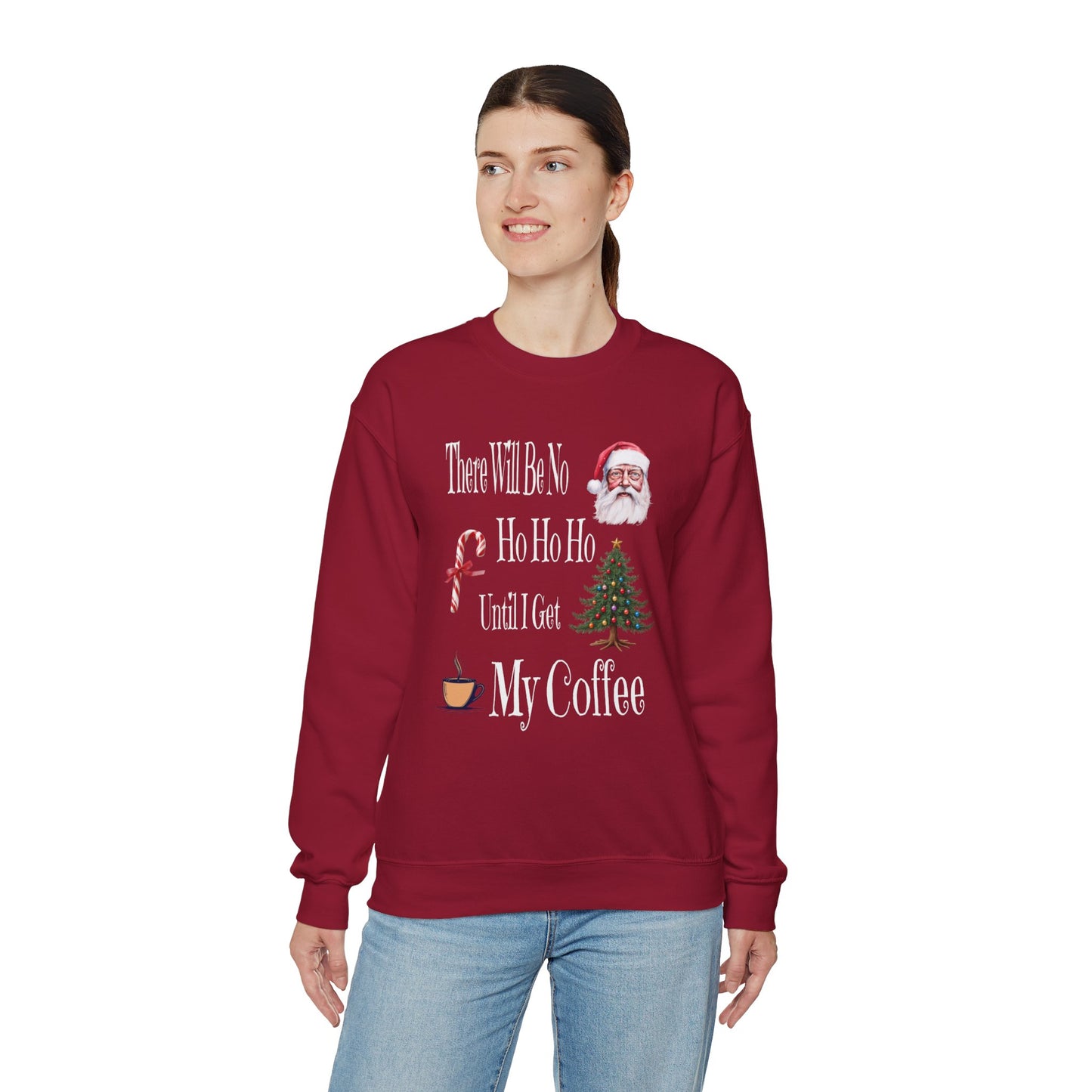 There Will Be No HO HO HO Unisex Heavy Blend™ Crewneck Sweatshirt
