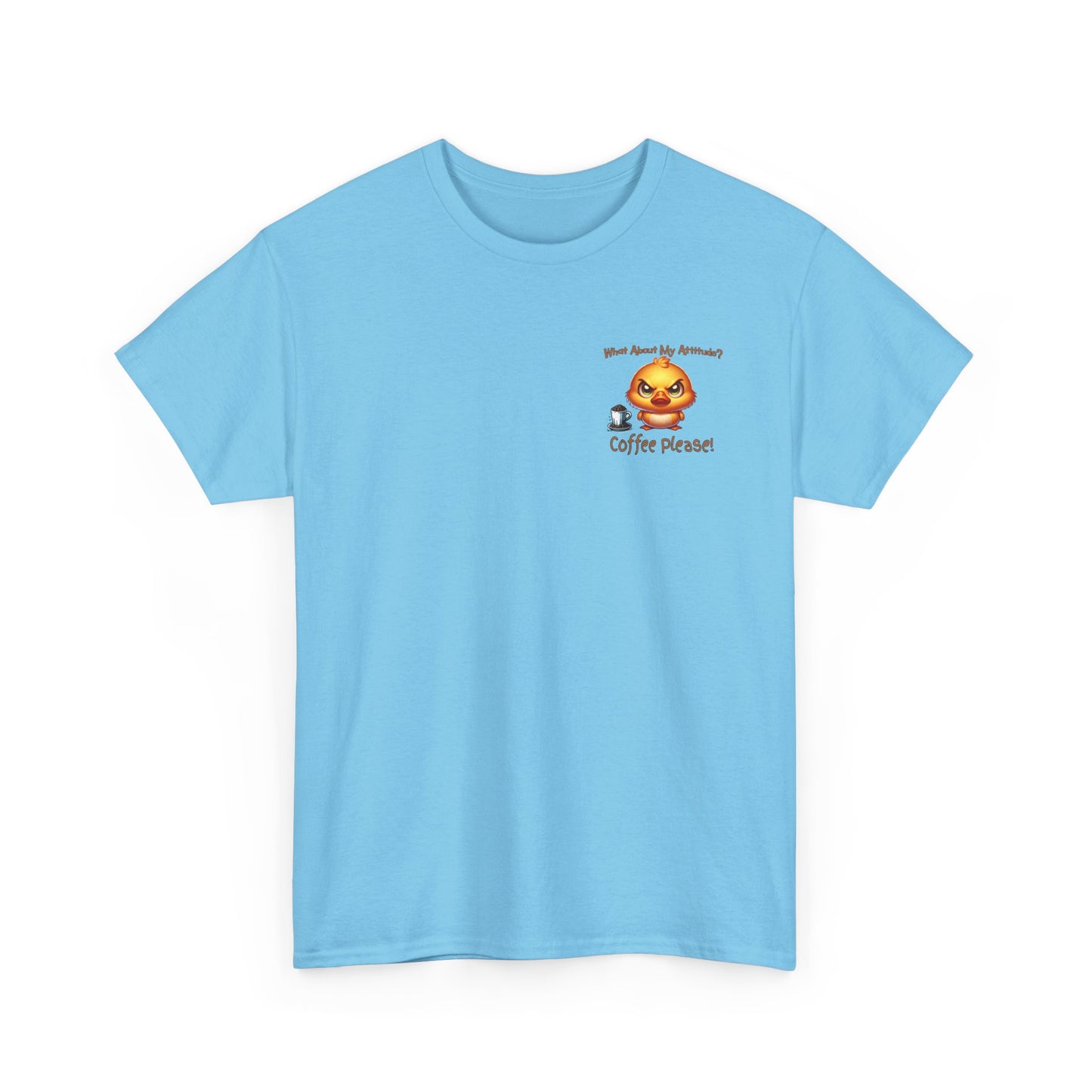 Birdie Coffee Attitude Unisex Heavy Cotton Tee