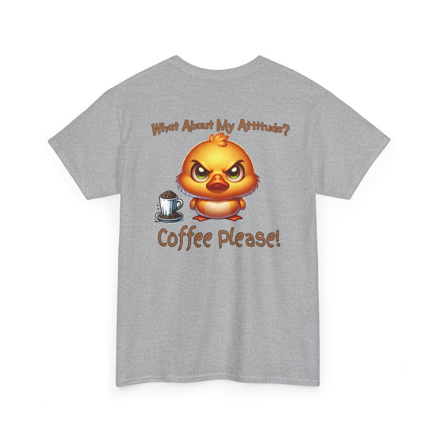 Birdie Coffee Attitude Unisex Heavy Cotton Tee