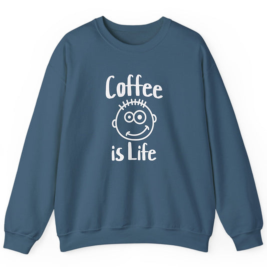 Coffee is Life Unisex Heavy Blend™ Crewneck Sweatshirt by Java Good Coffee