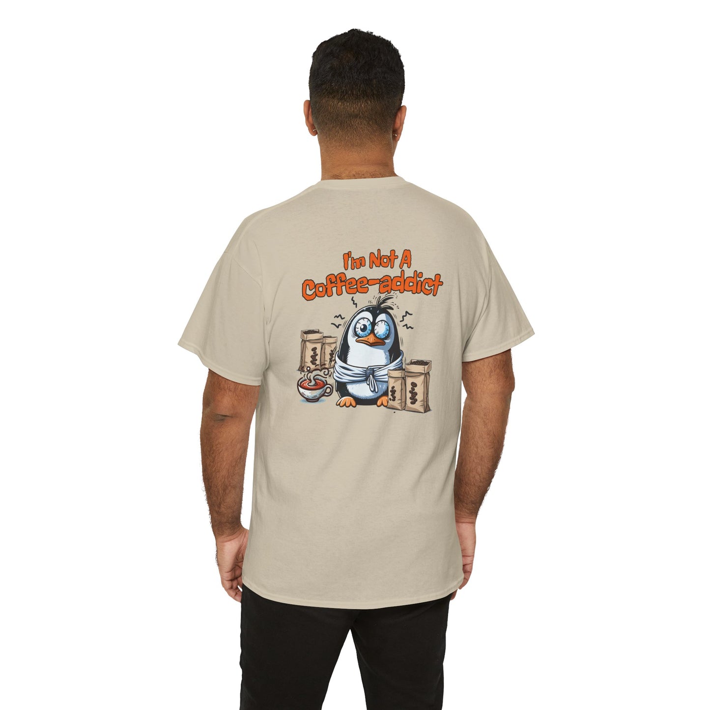 Coffee Addict Unisex Heavy Cotton Tee