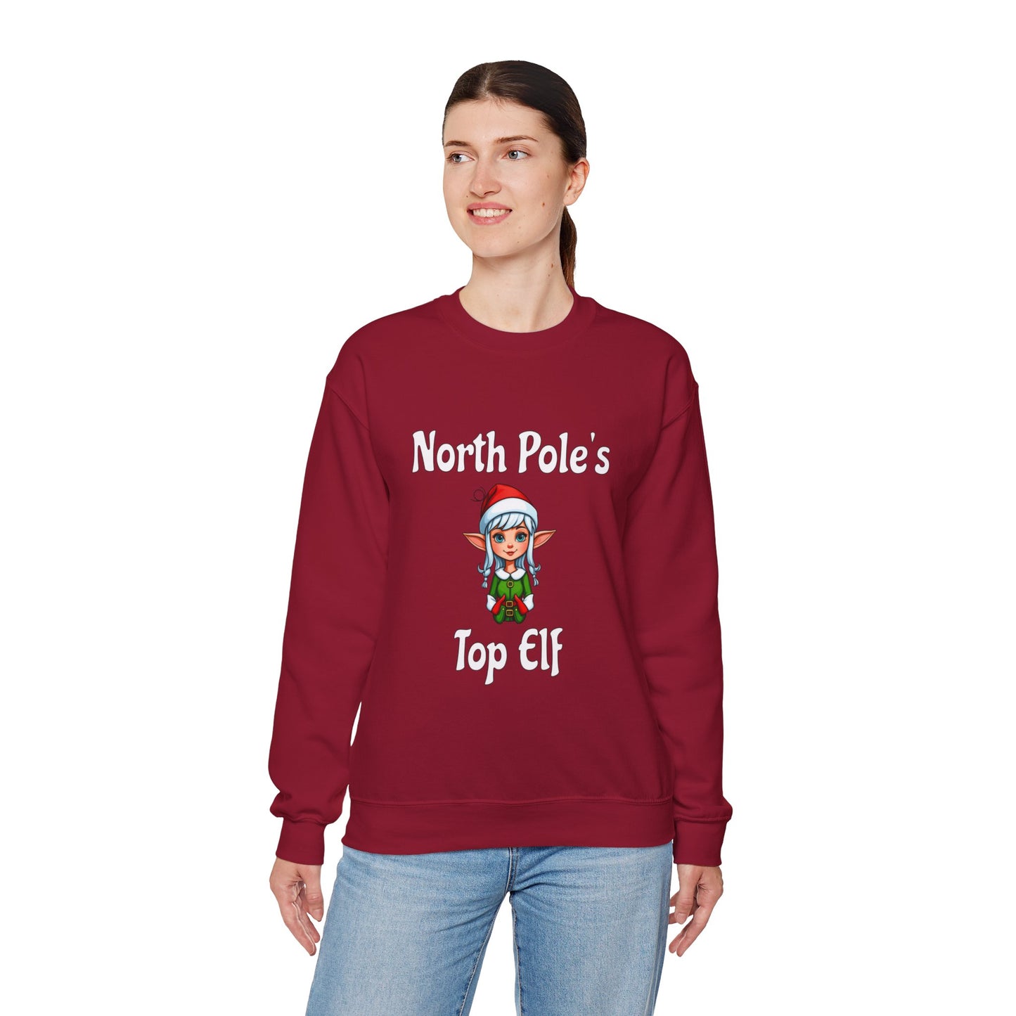 Top Elf Unisex Heavy Blend™ Crewneck Sweatshirt