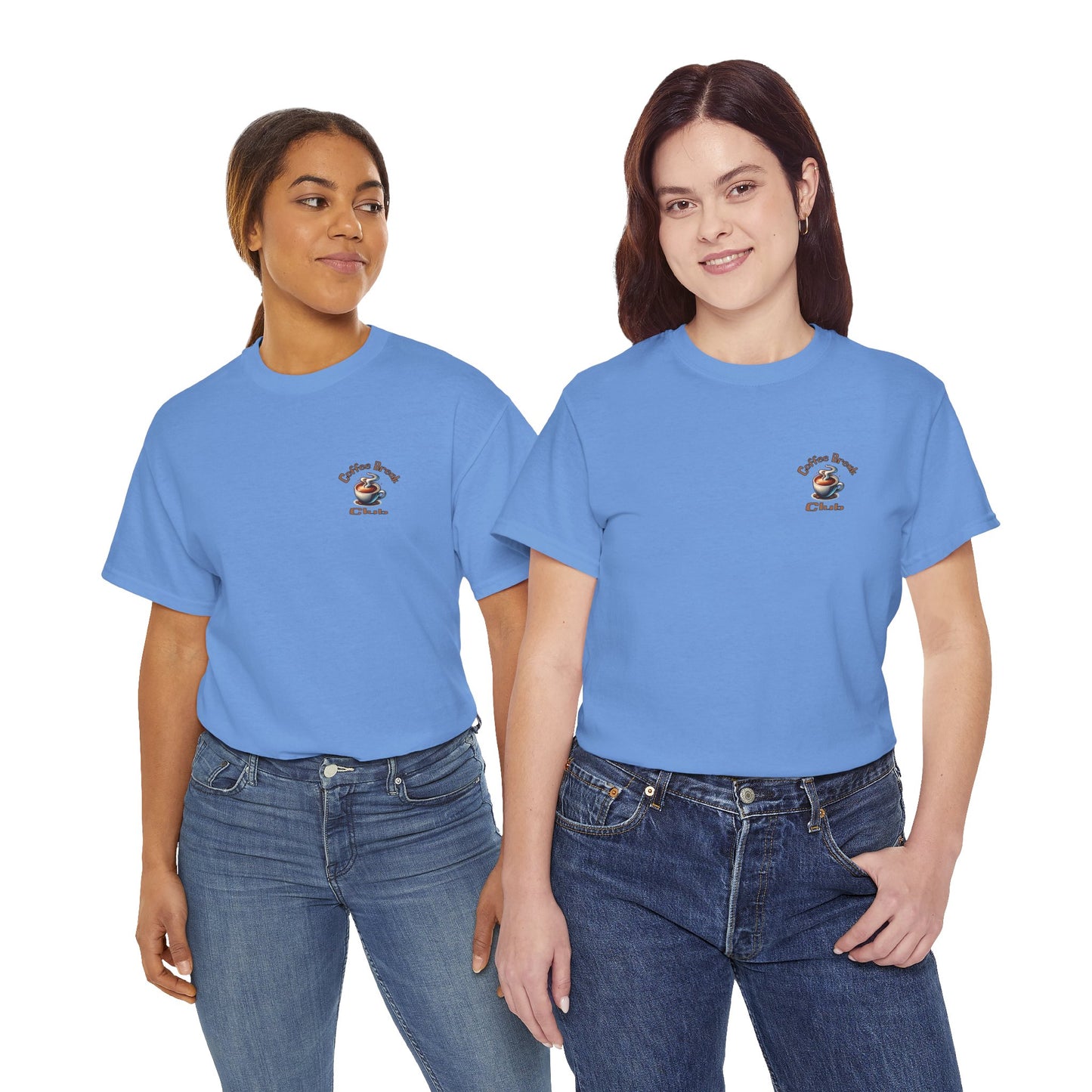 Coffee Break Club Tee - Unisex Heavy Cotton T-Shirt