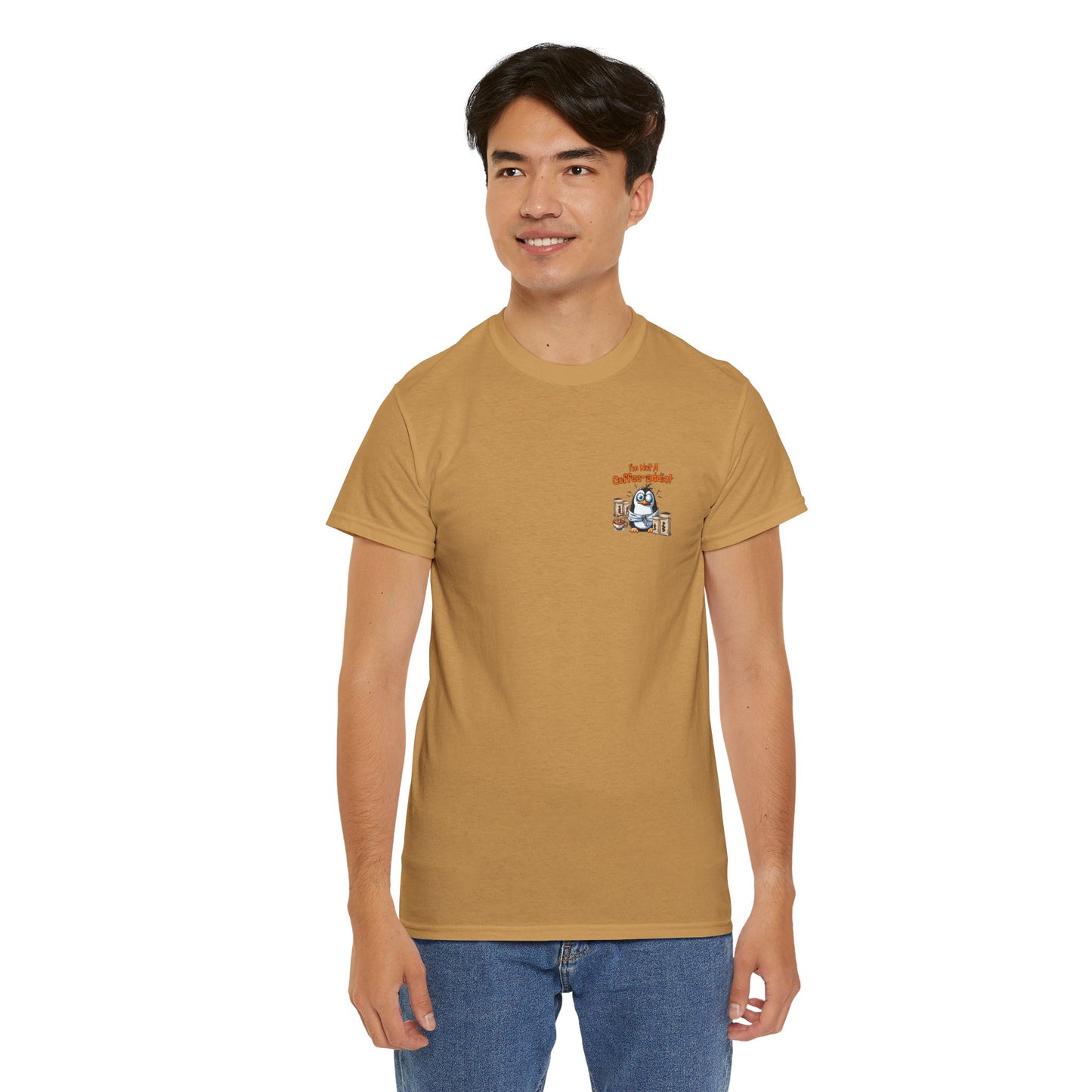 Coffee Addict Unisex Heavy Cotton Tee