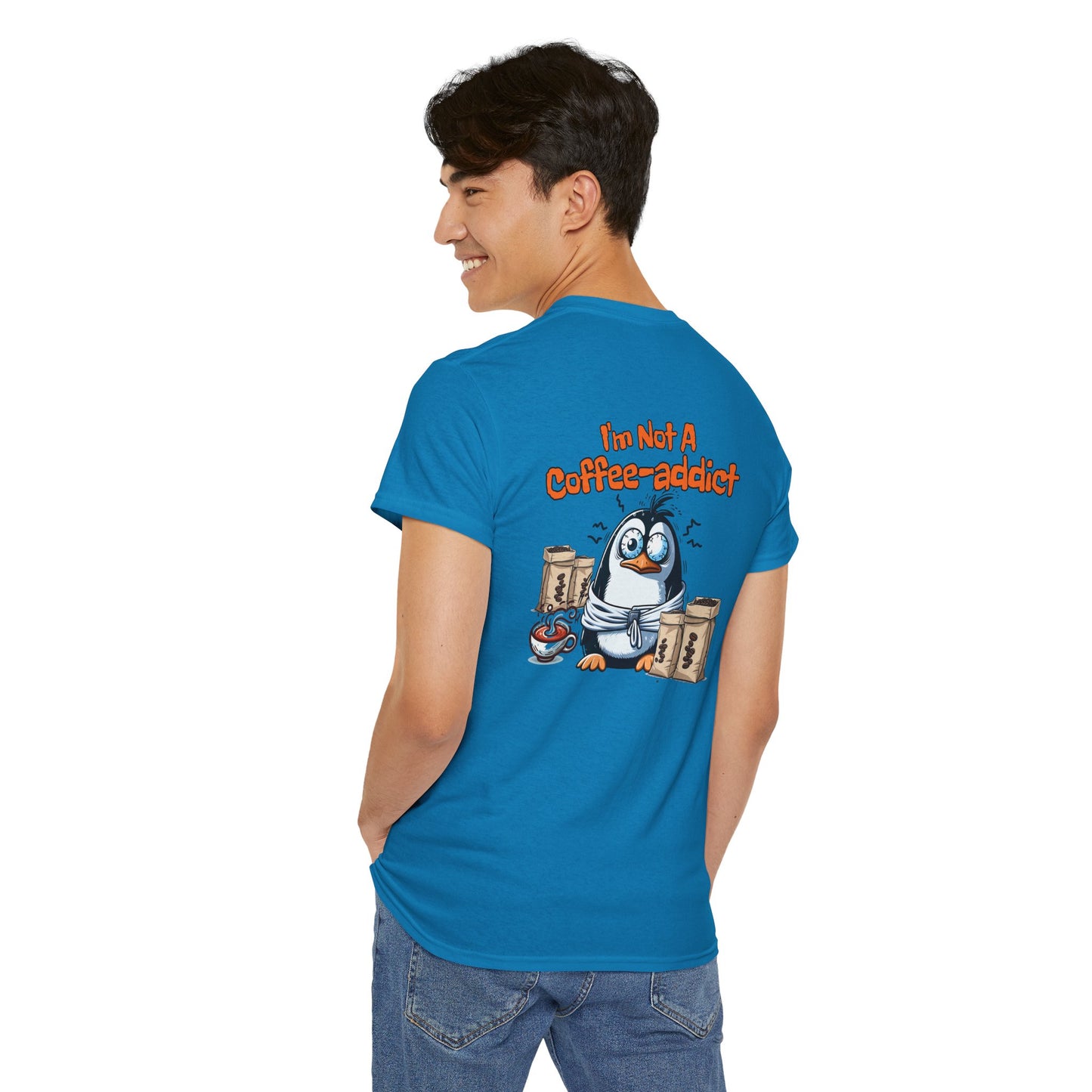 Coffee Addict Unisex Heavy Cotton Tee