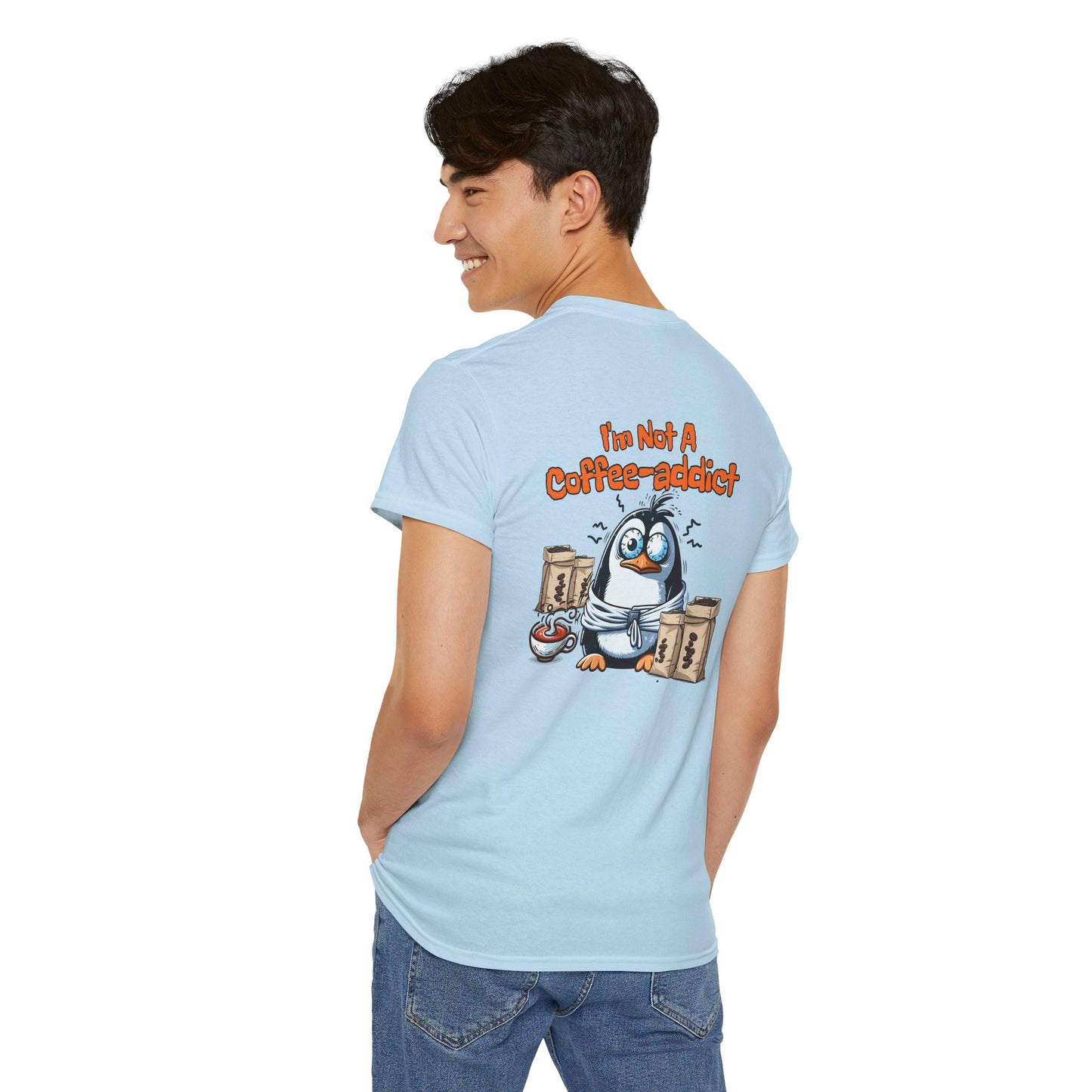 Coffee Addict Unisex Heavy Cotton Tee
