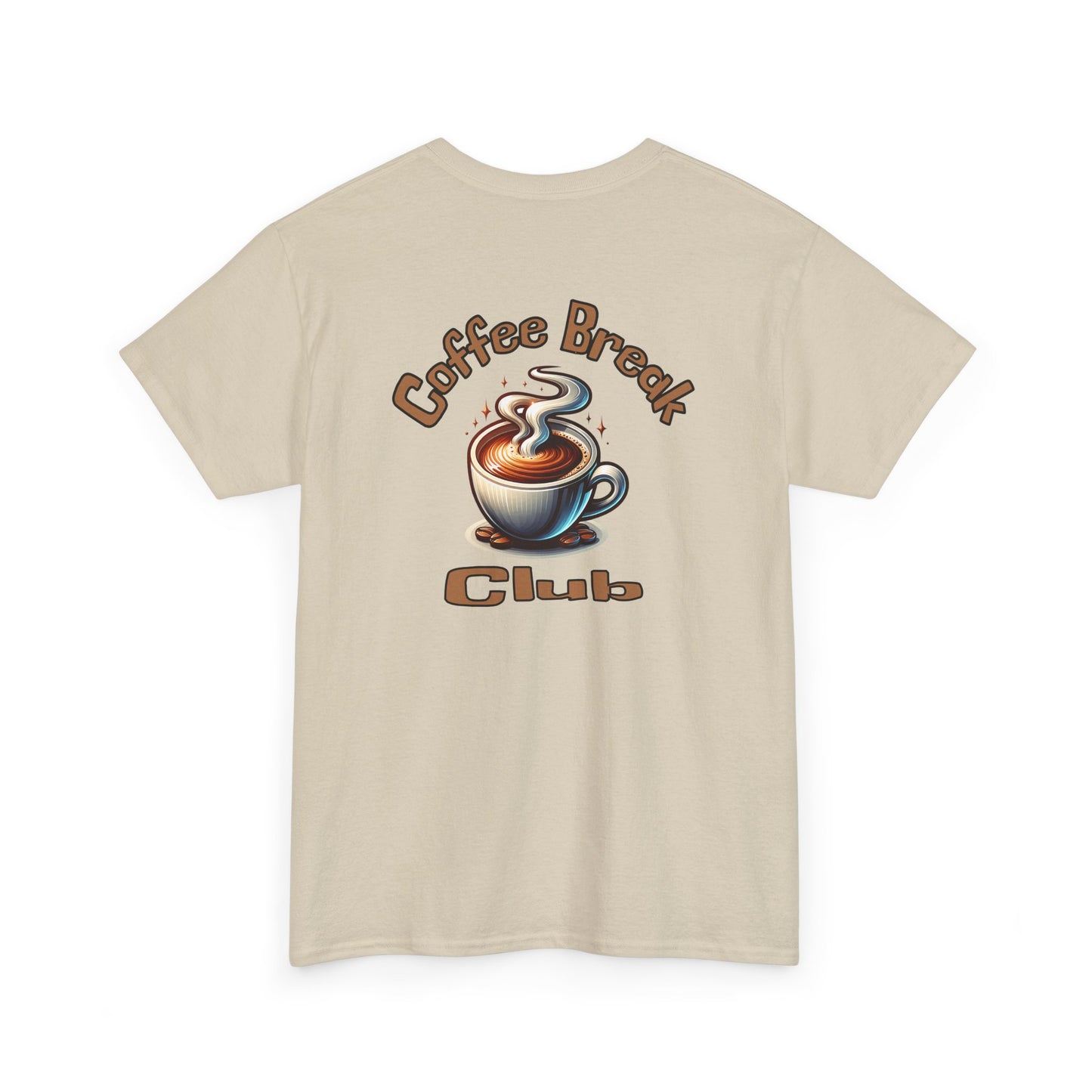 Coffee Break Club Tee - Unisex Heavy Cotton T-Shirt