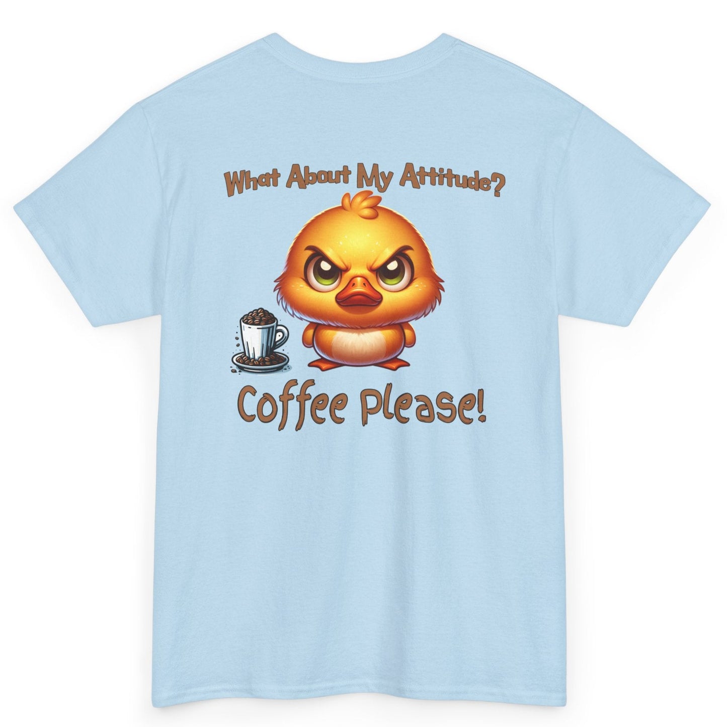 Birdie Coffee Attitude Unisex Heavy Cotton Tee by Java Good Coffee
