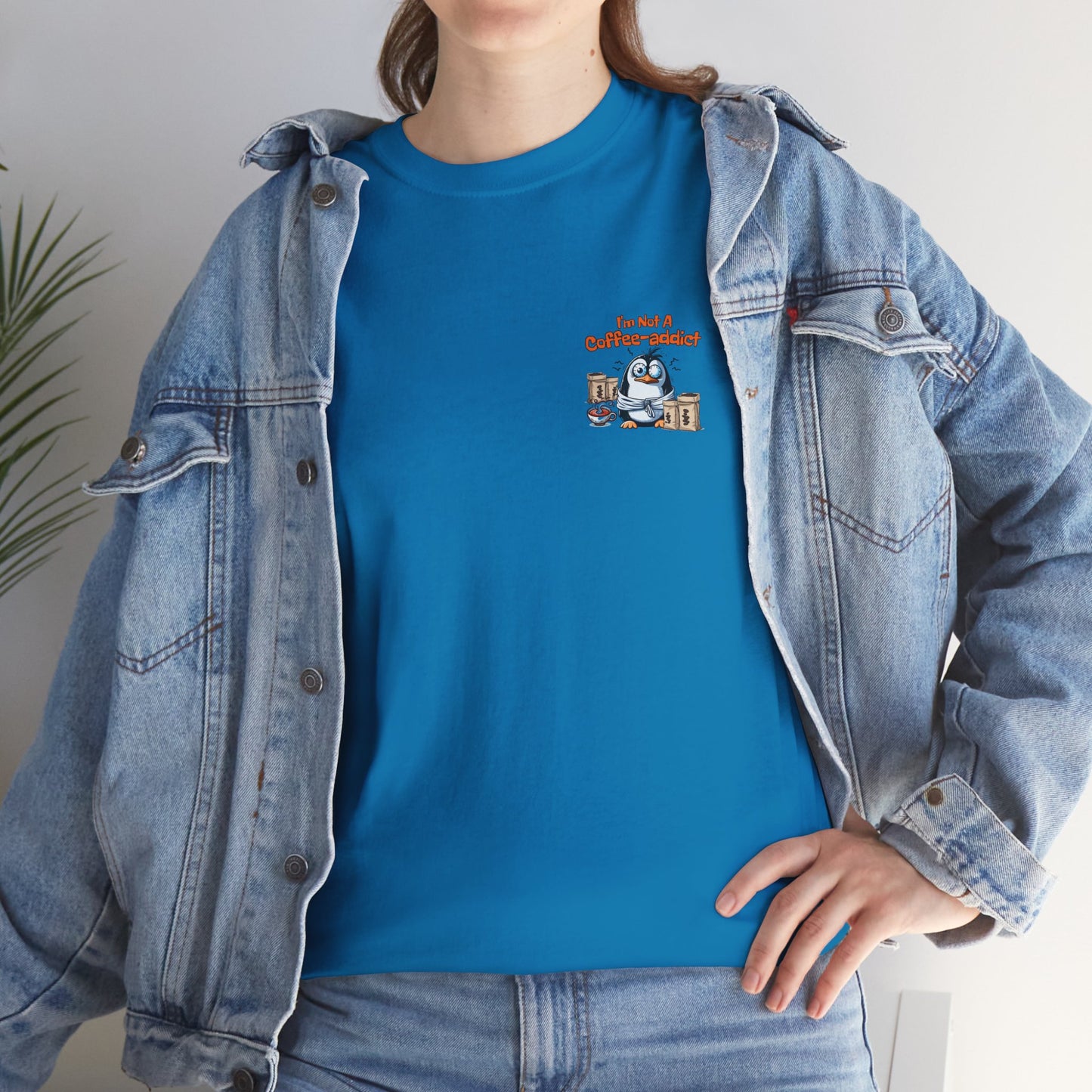 Coffee Addict Unisex Heavy Cotton Tee