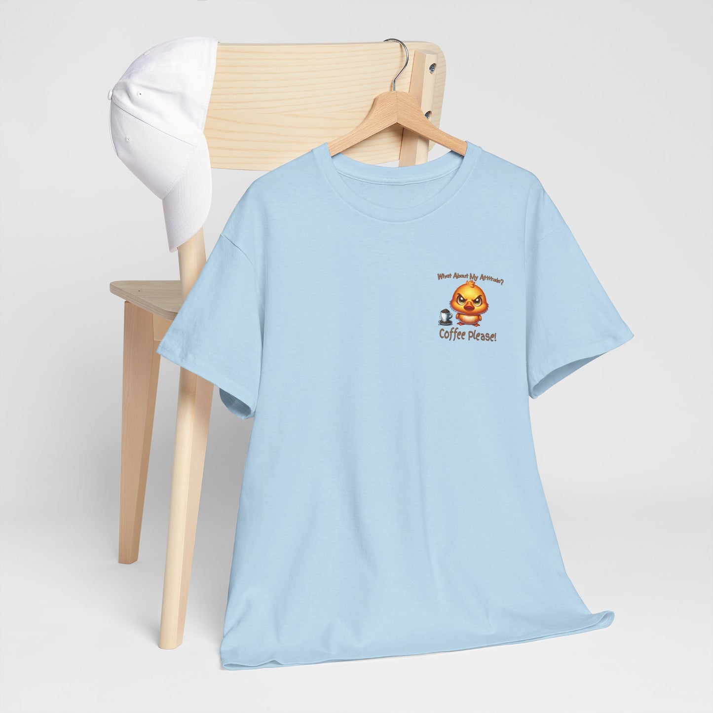 Birdie Coffee Attitude Unisex Heavy Cotton Tee