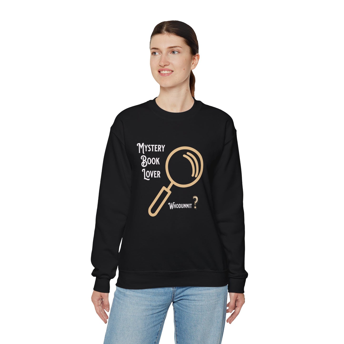 Mystery Book Lover Unisex Heavy Blend™ Crewneck Sweatshirt