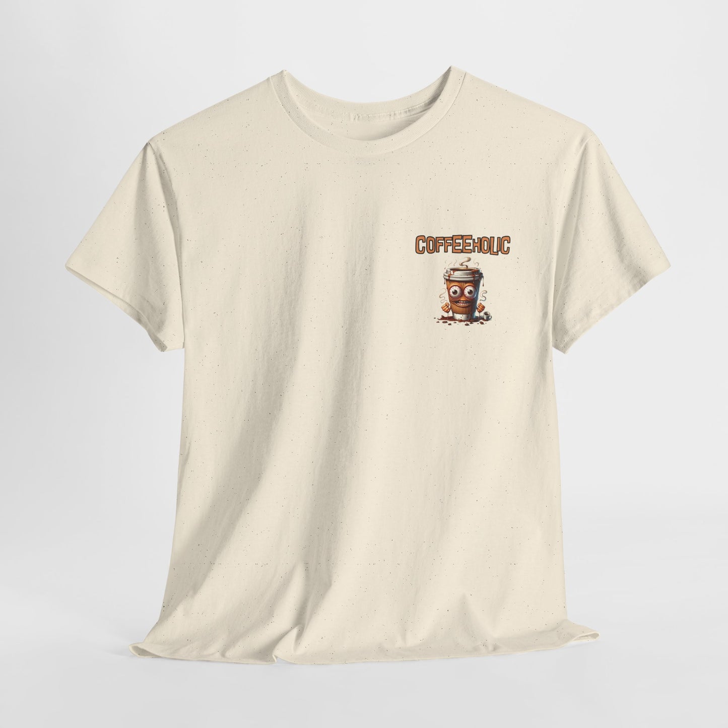 Coffeeholic Crazy Unisex Heavy Cotton Tee