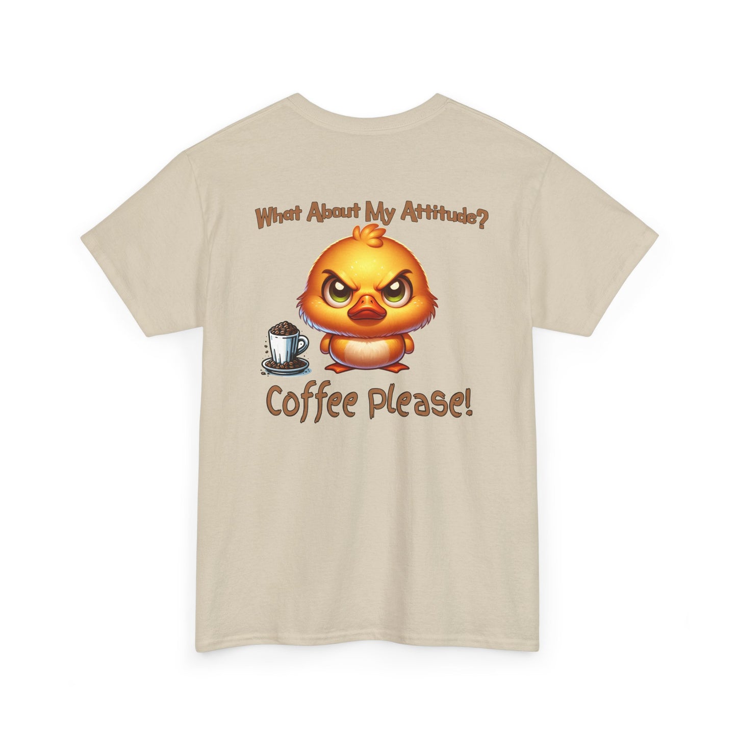 Birdie Coffee Attitude Unisex Heavy Cotton Tee by Java Good Coffee