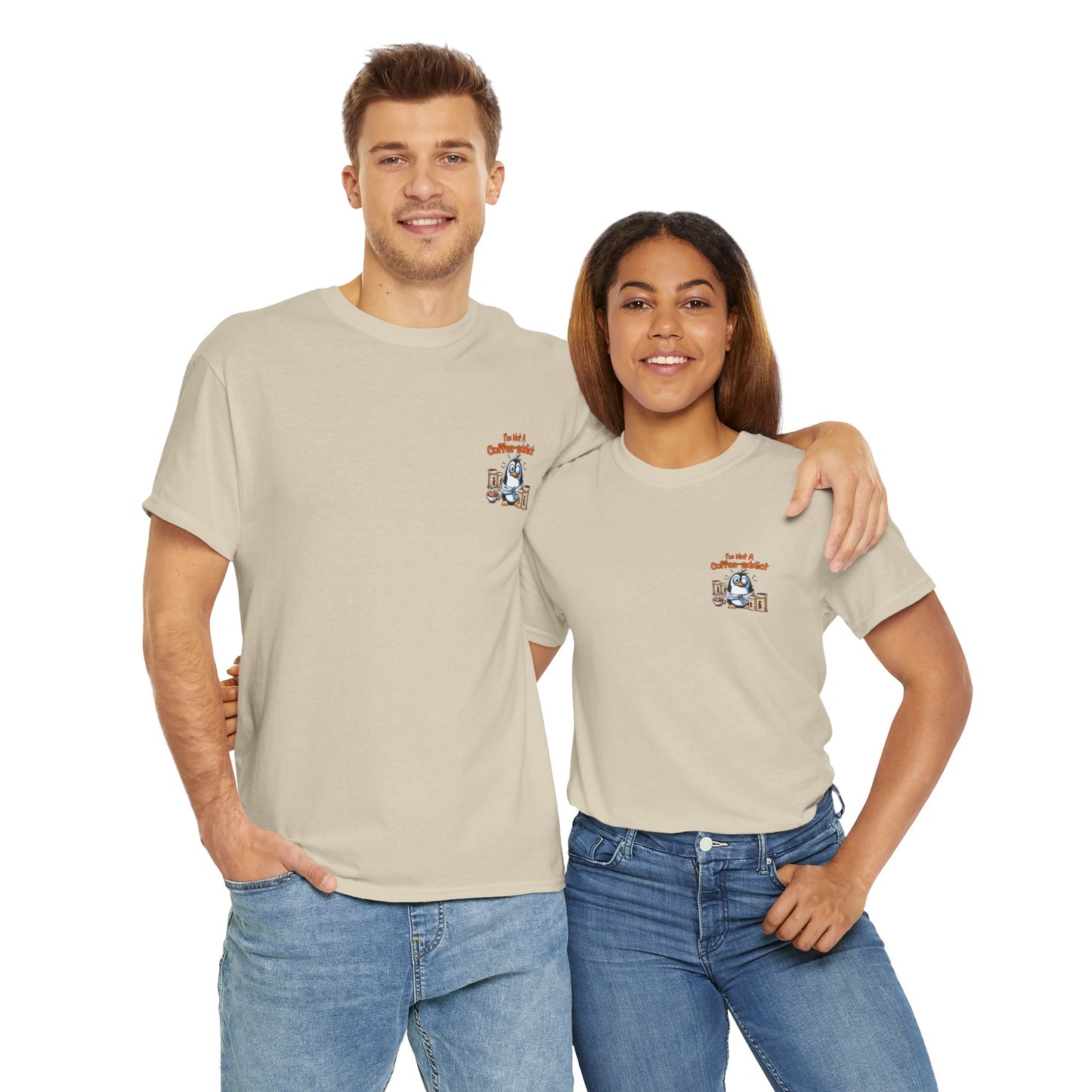 Coffee Addict Unisex Heavy Cotton Tee