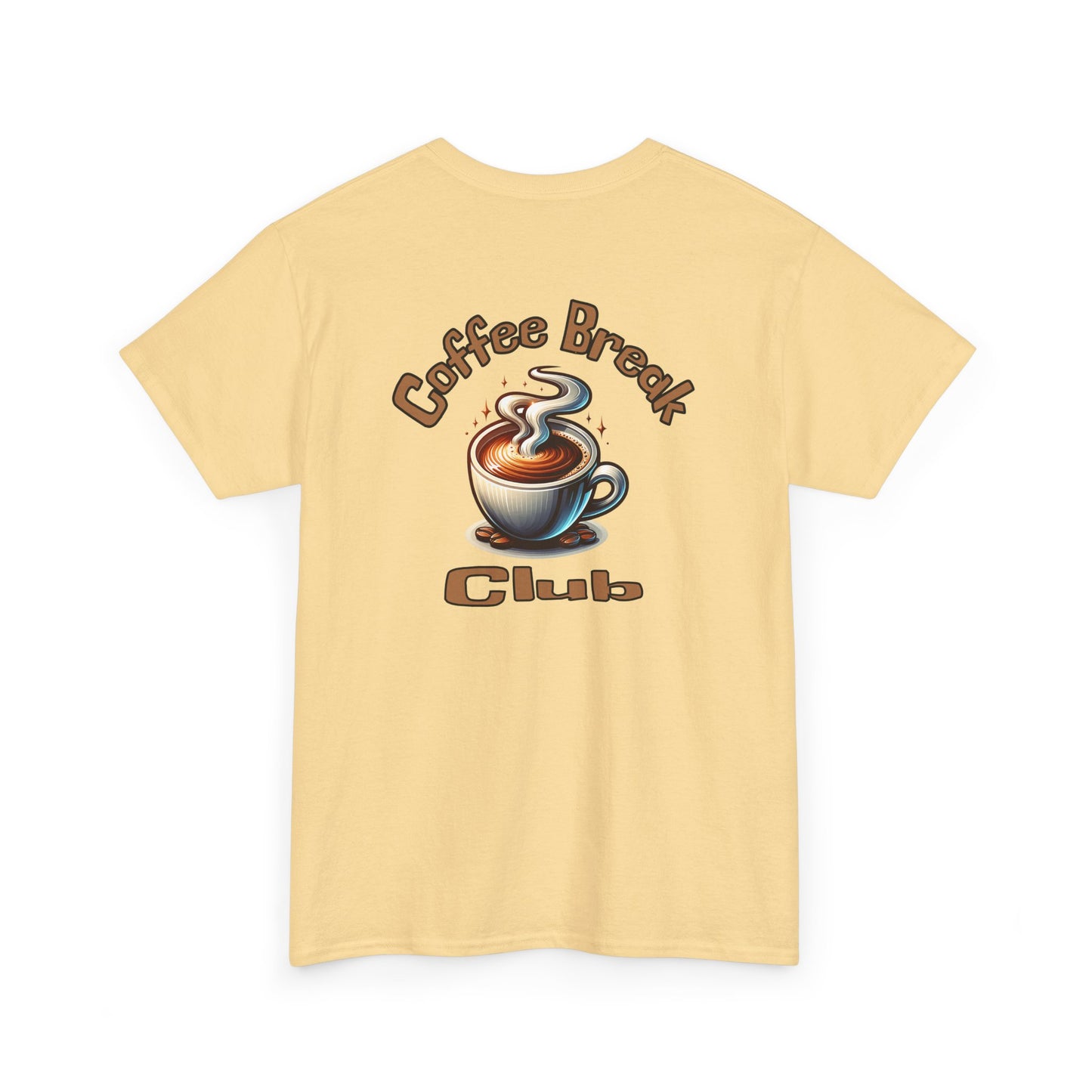Coffee Break Club Tee - Unisex Heavy Cotton T-Shirt at Java Good Coffee