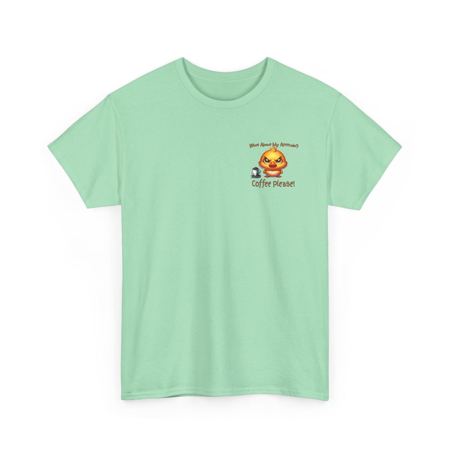Birdie Coffee Attitude Unisex Heavy Cotton Tee
