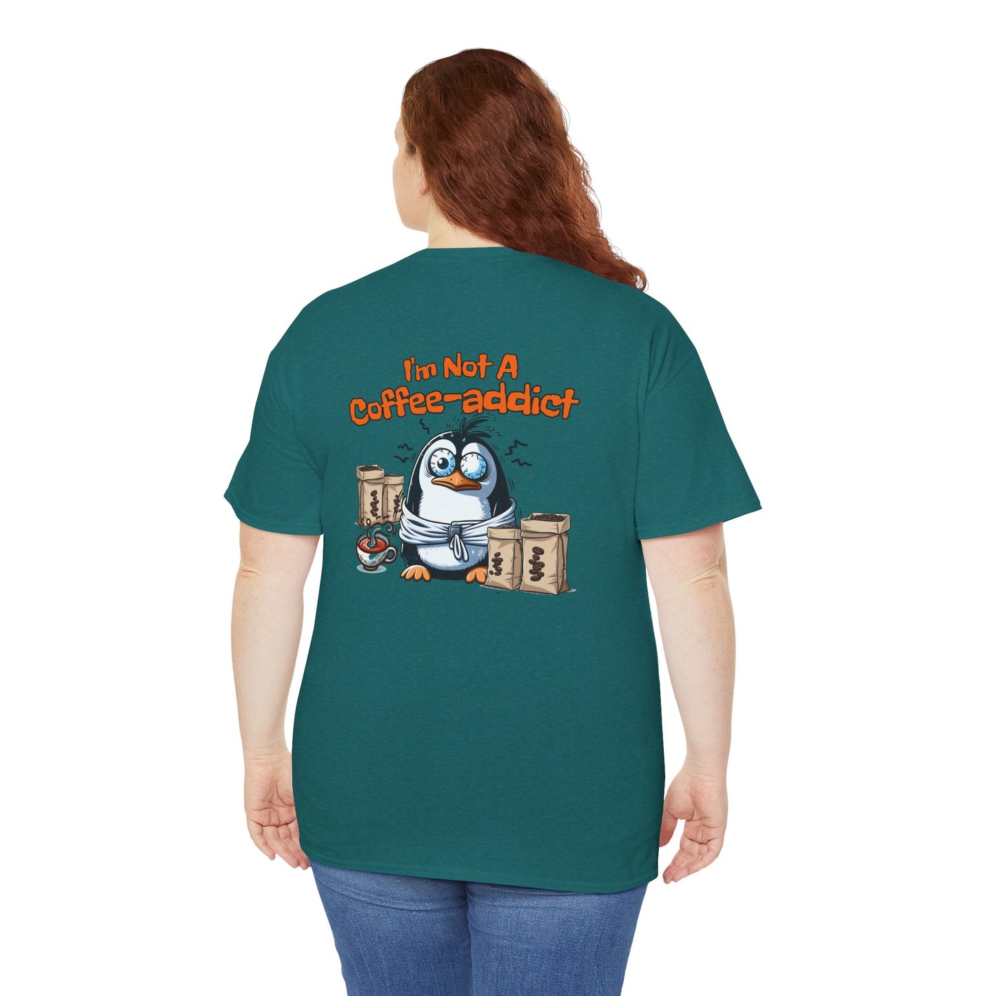 Coffee Addict Unisex Heavy Cotton Tee