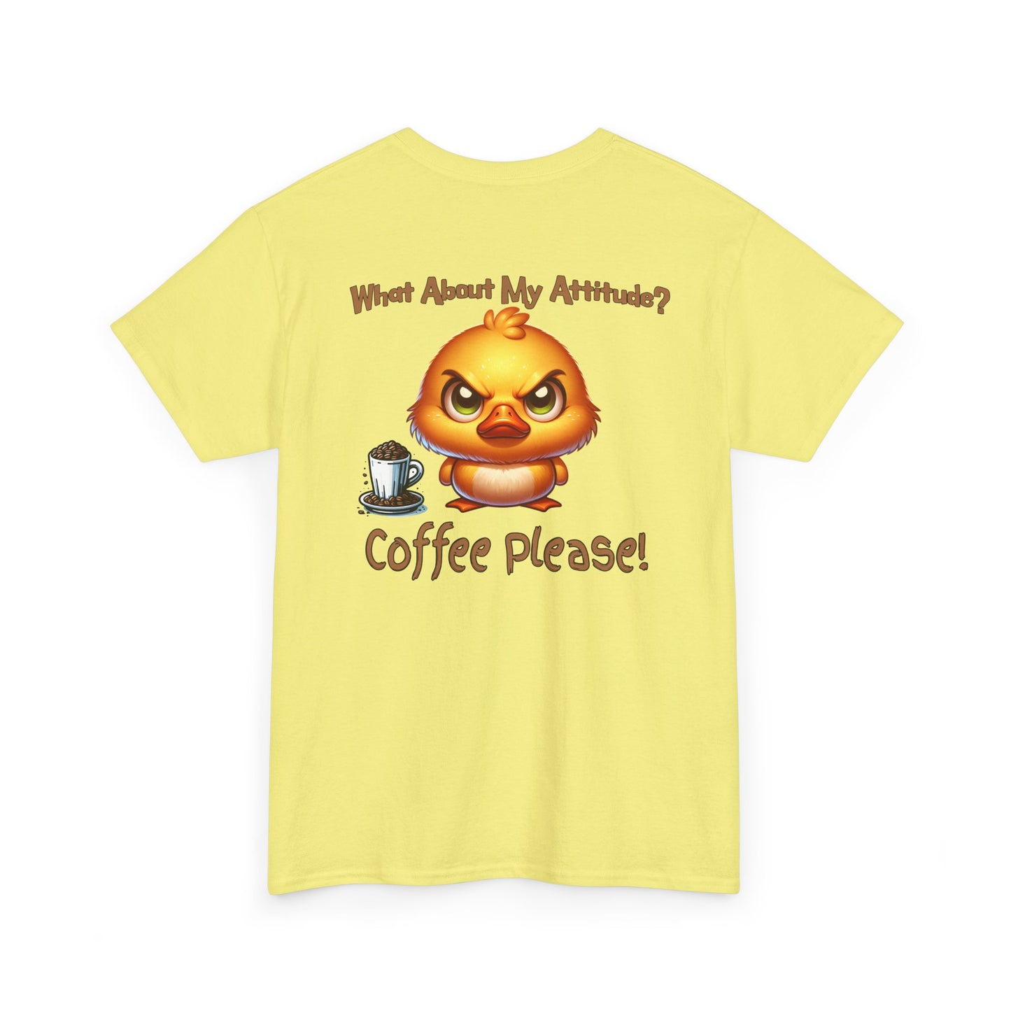 Birdie Coffee Attitude Unisex Heavy Cotton Tee