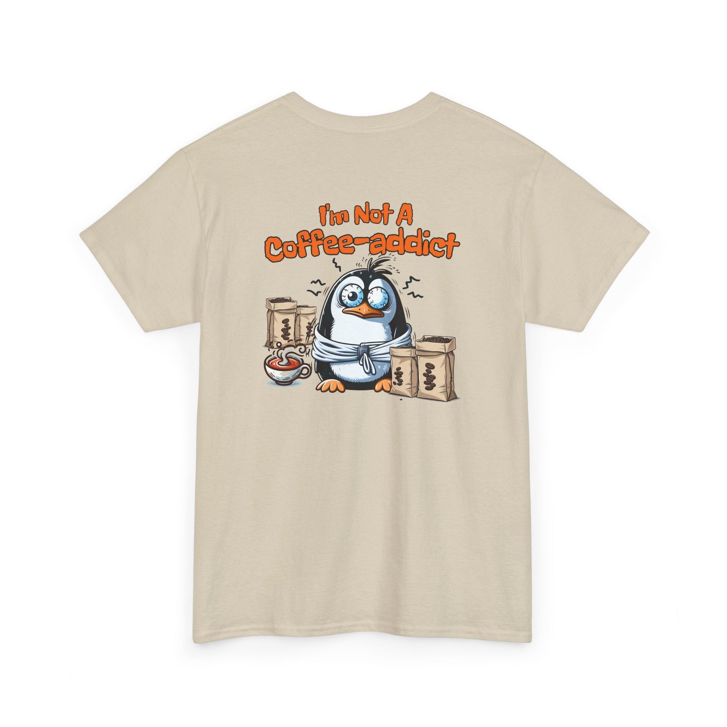 Coffee Addict Unisex Heavy Cotton Tee