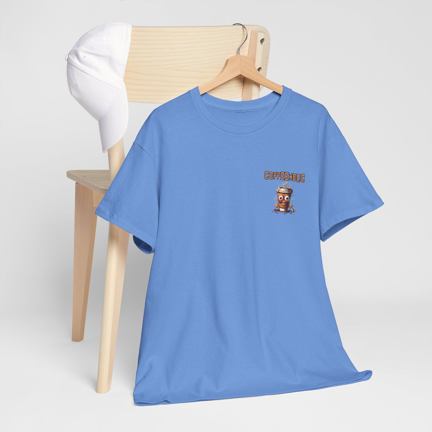 Coffeeholic Crazy Unisex Heavy Cotton Tee