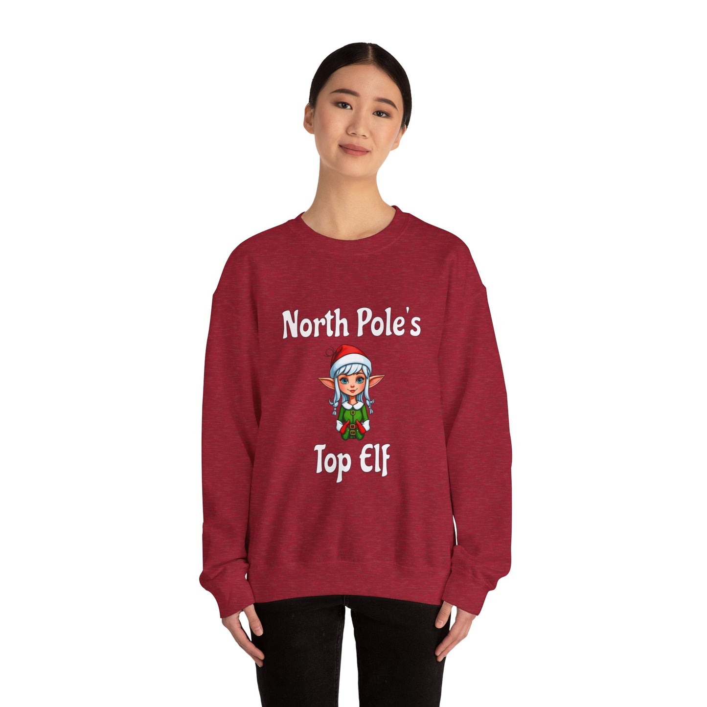 Top Elf Unisex Heavy Blend™ Crewneck Sweatshirt