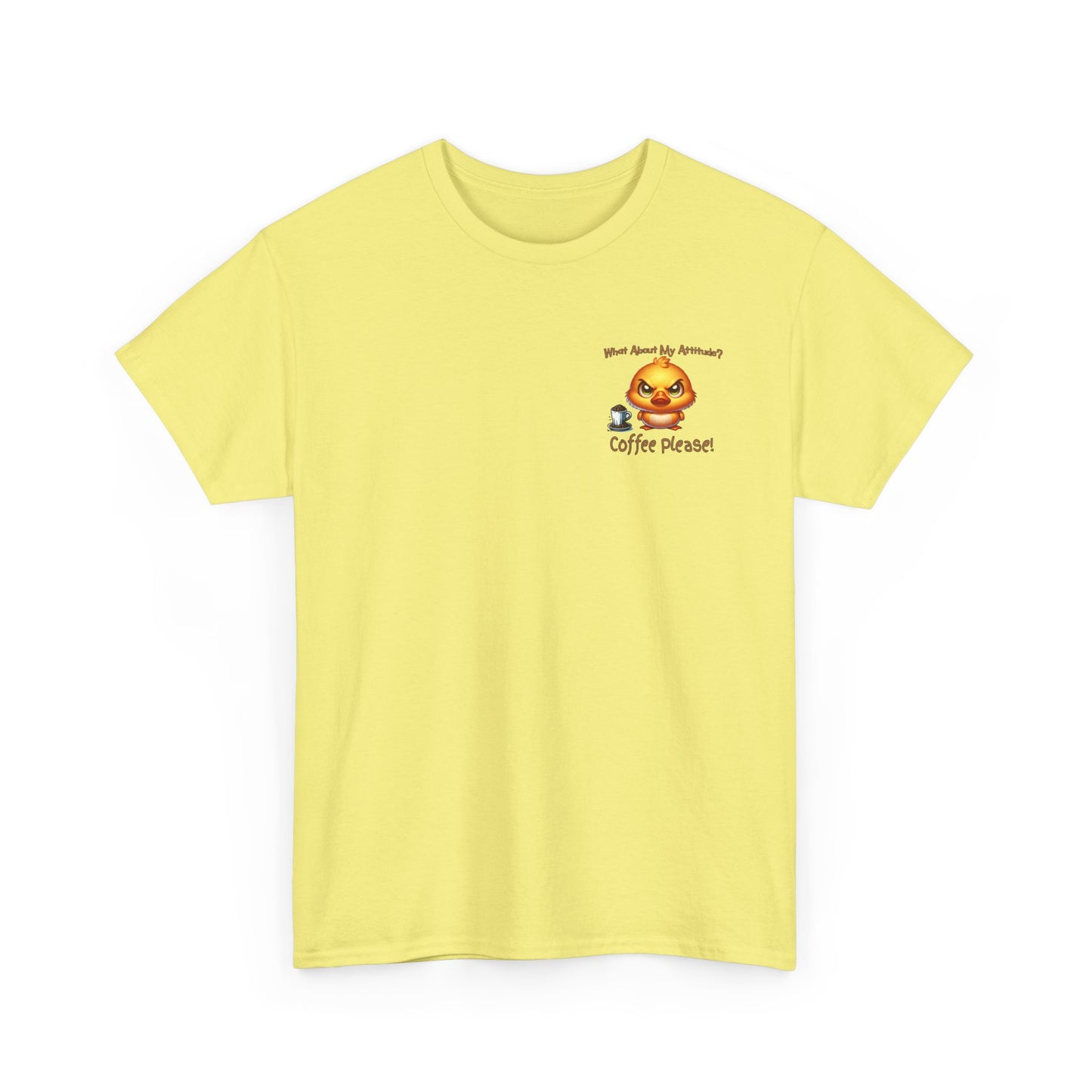 Birdie Coffee Attitude Unisex Heavy Cotton Tee