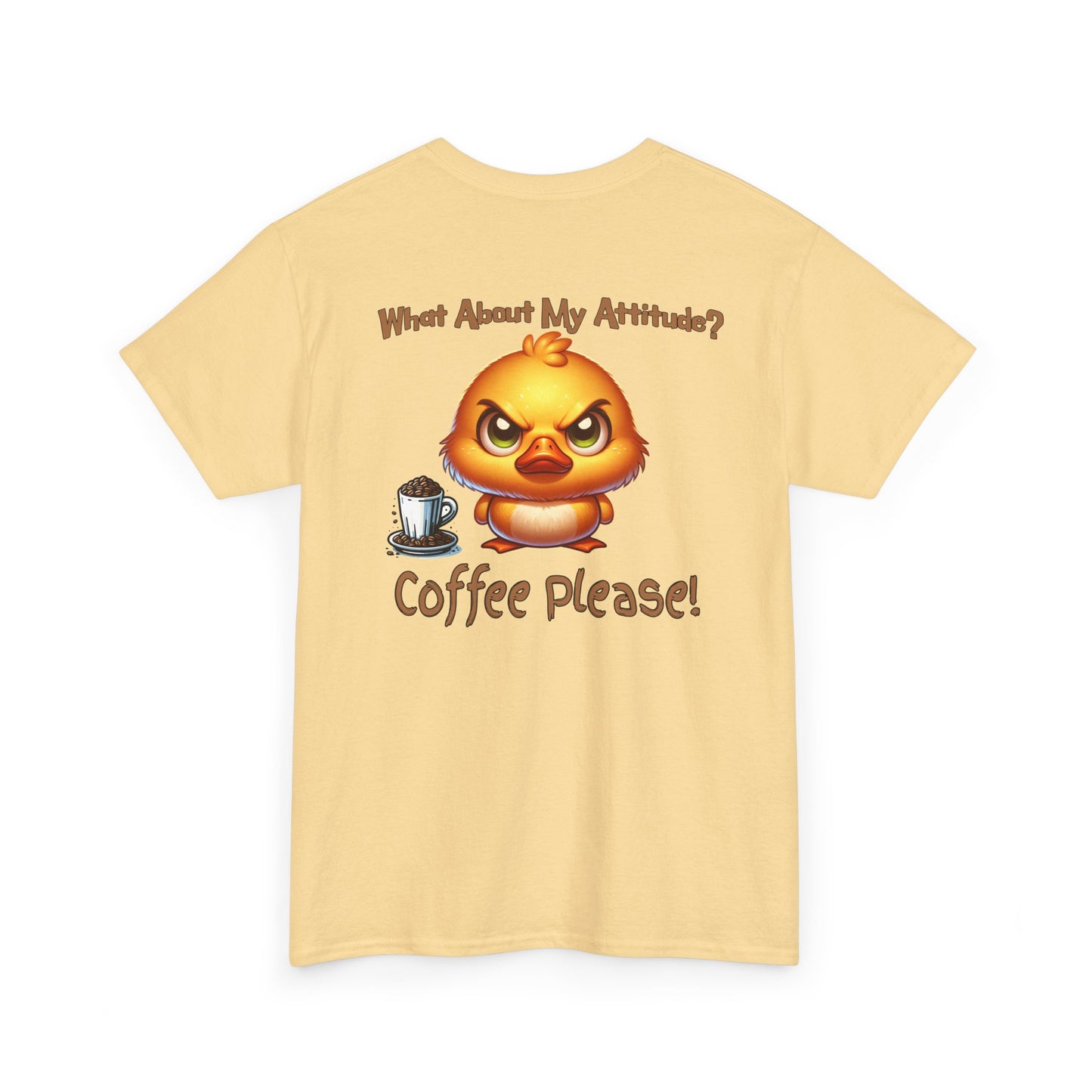 Birdie Coffee Attitude Unisex Heavy Cotton Tee