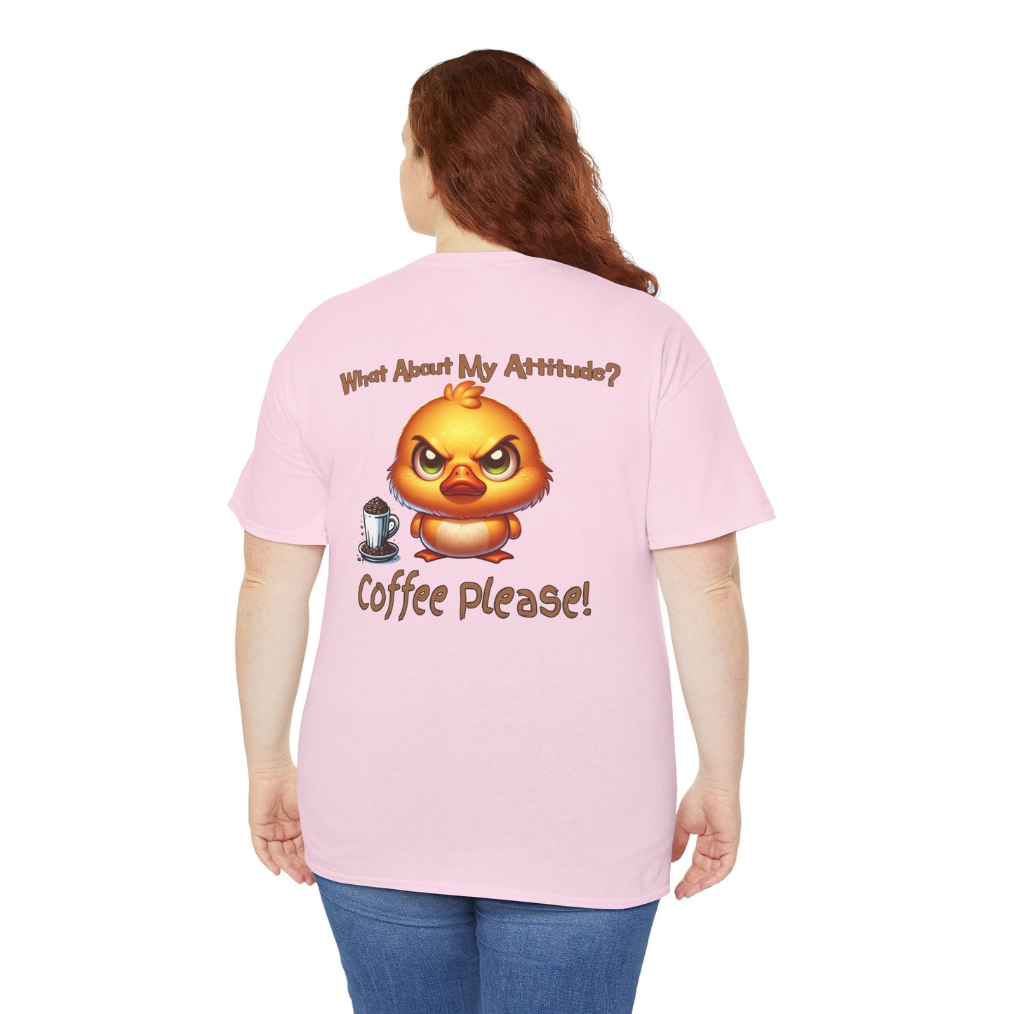 Birdie Coffee Attitude Unisex Heavy Cotton Tee