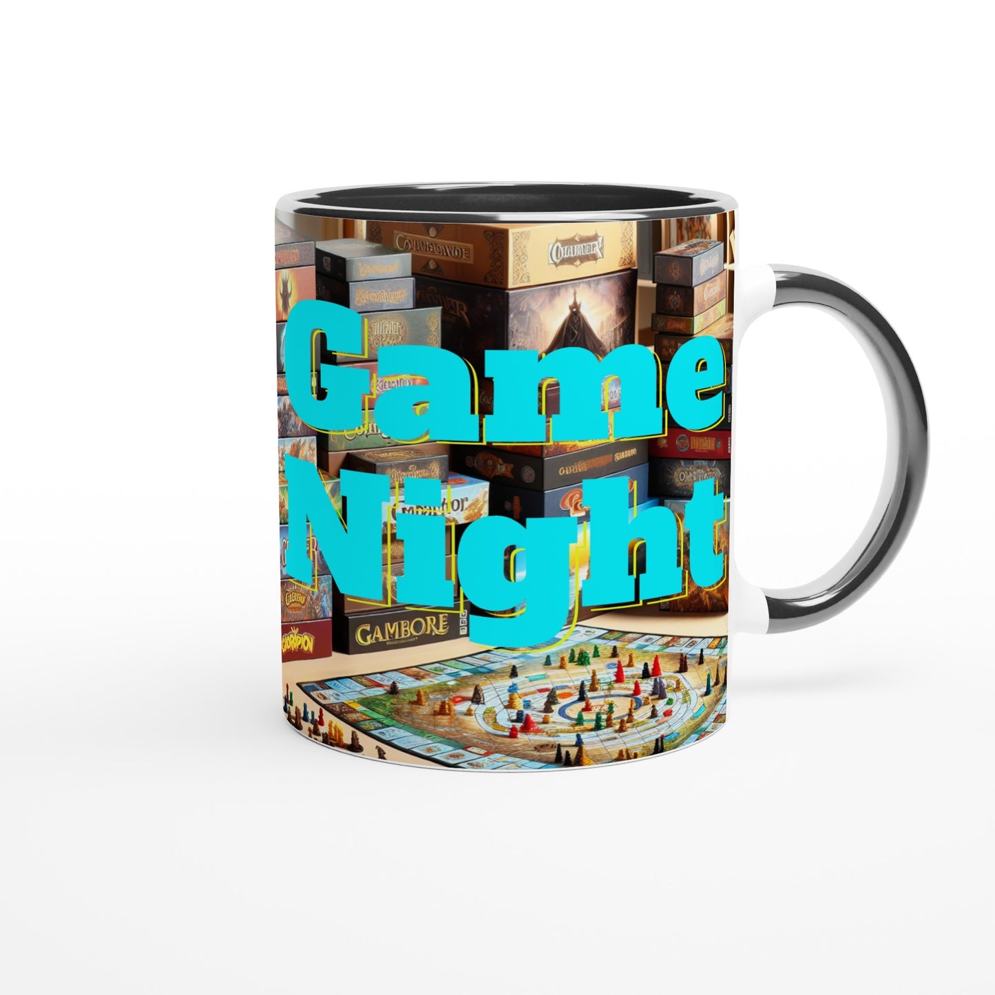 Game Night Fun 11oz Ceramic Mug by Java Good Coffee
