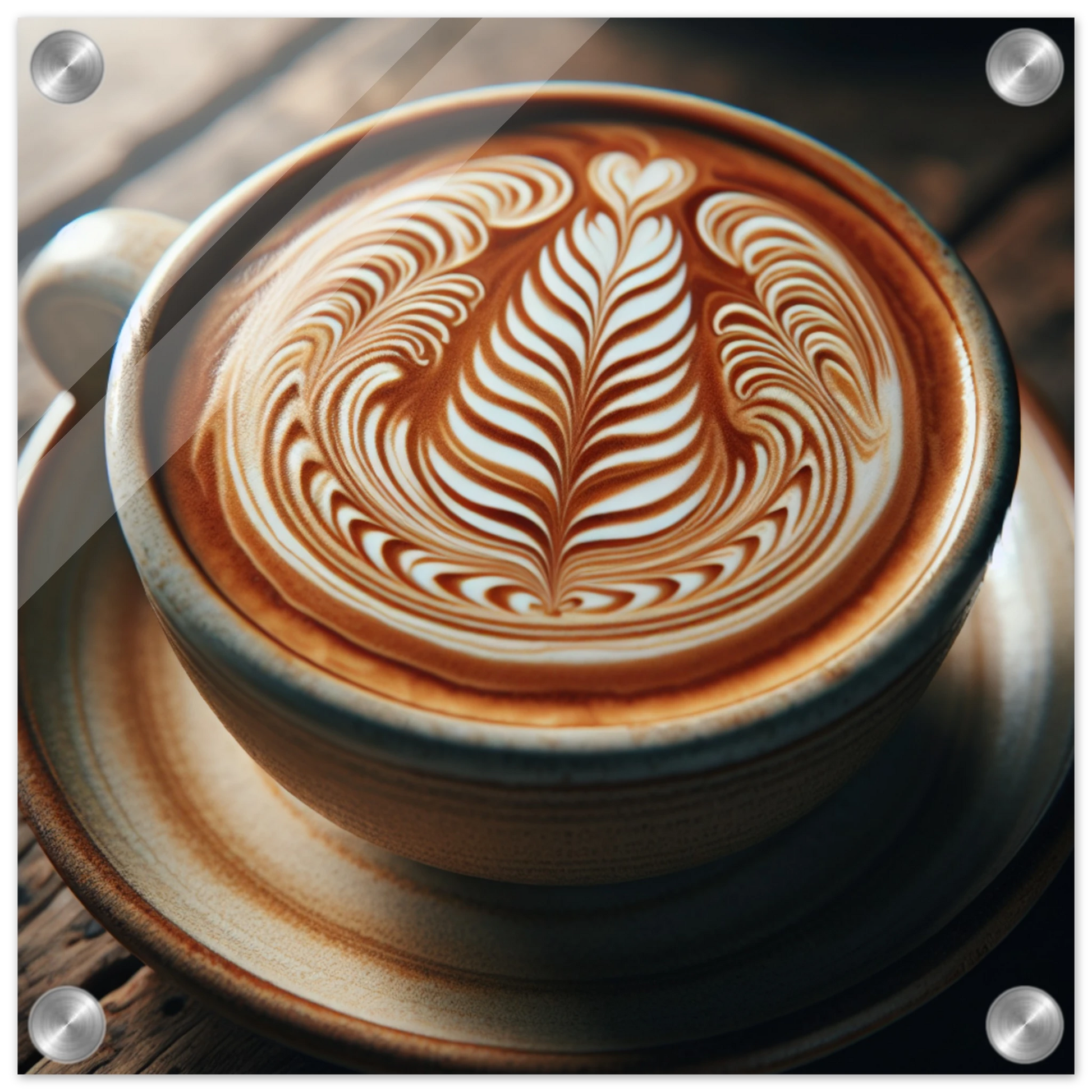 Coffee Artistic Acrylic Wall Print by Java Good Coffee