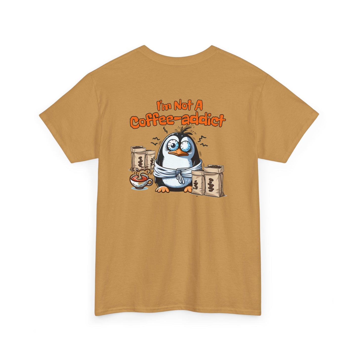 Coffee Addict Unisex Heavy Cotton Tee