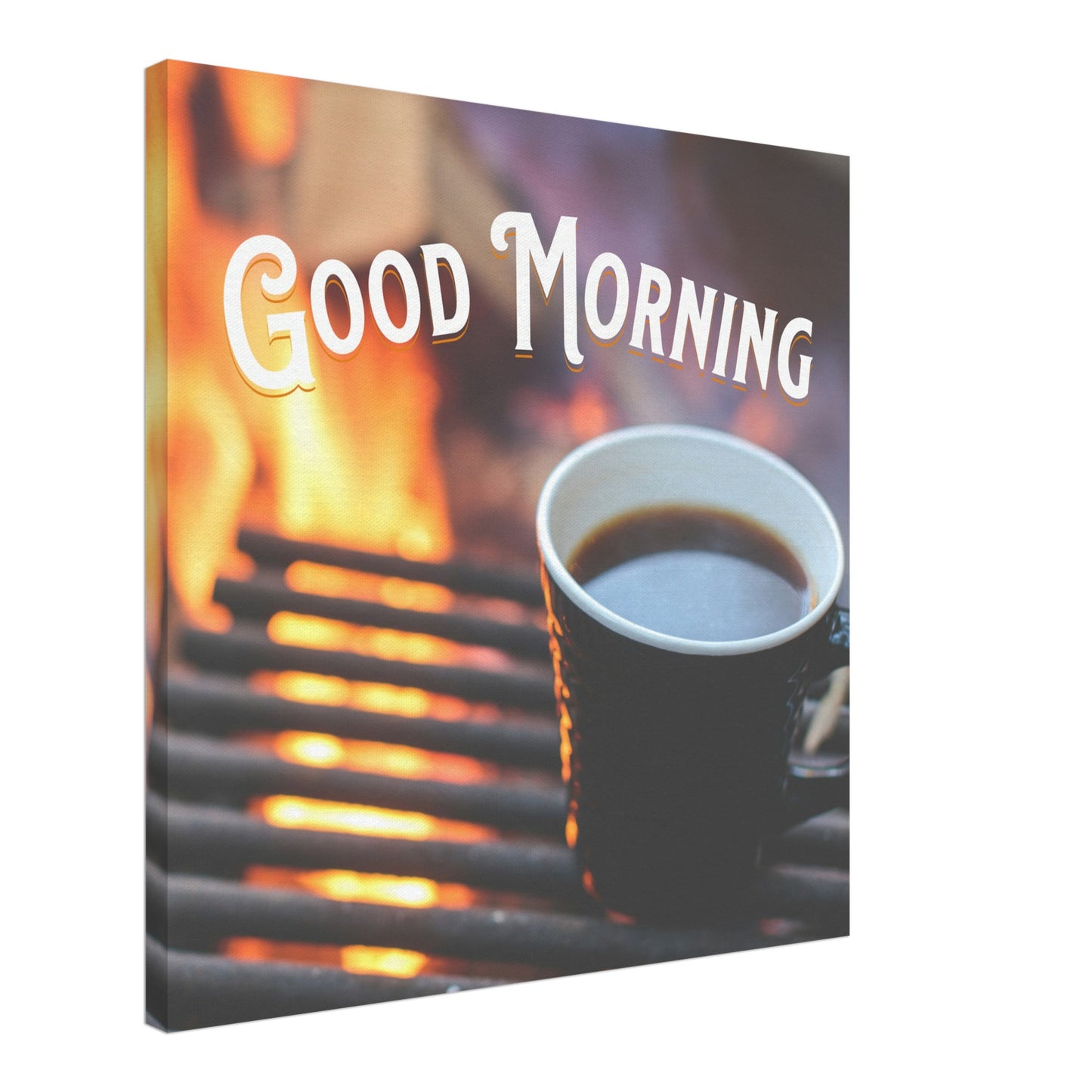 2Good Morning Canvas Wall Print Java Good Coffee
