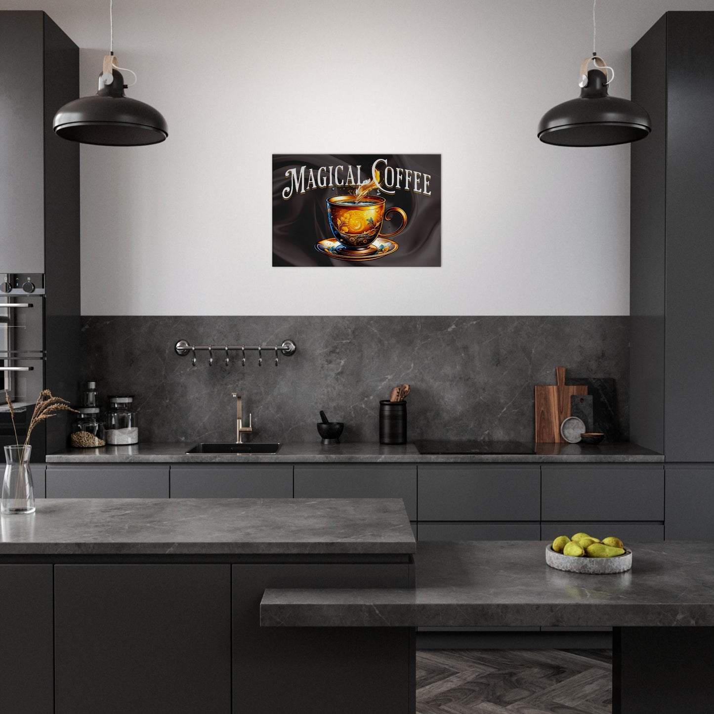 Magical Coffee Canvas Wall Print - Java Good Coffee