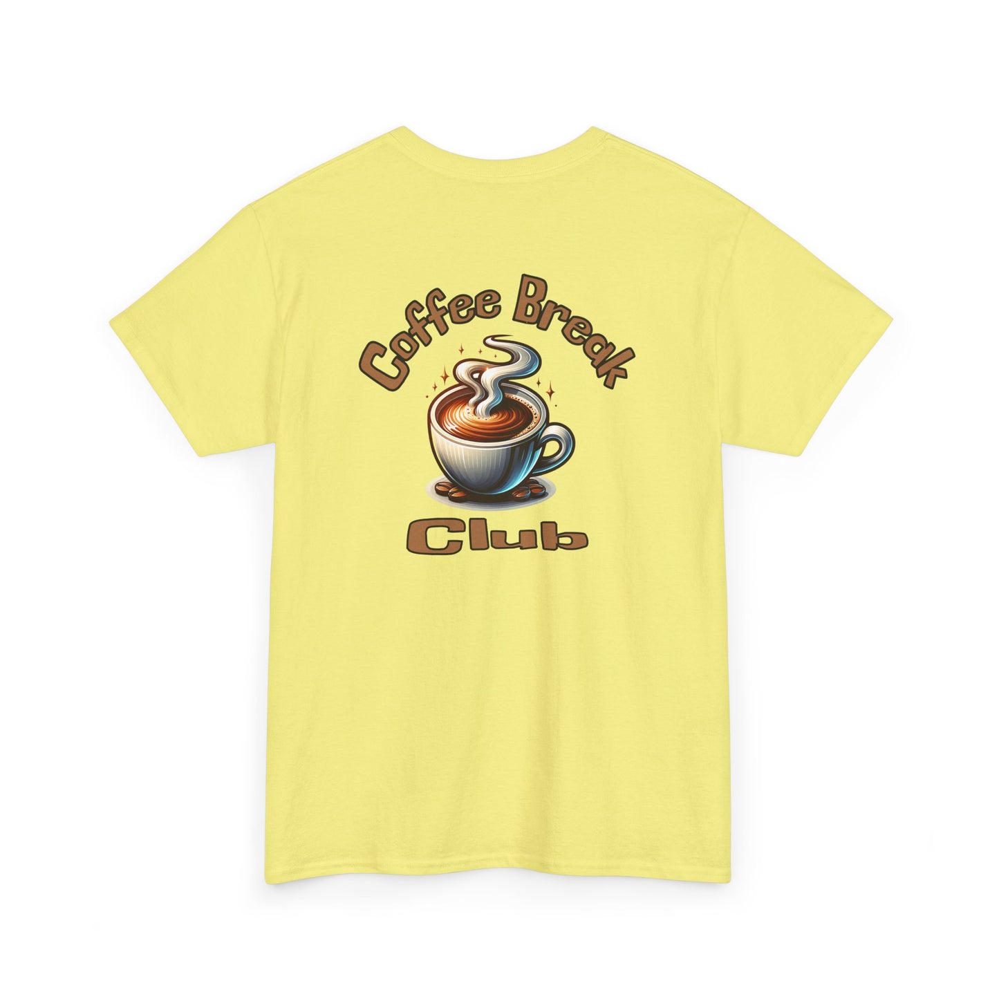 Coffee Break Club Tee - Unisex Heavy Cotton T-Shirt