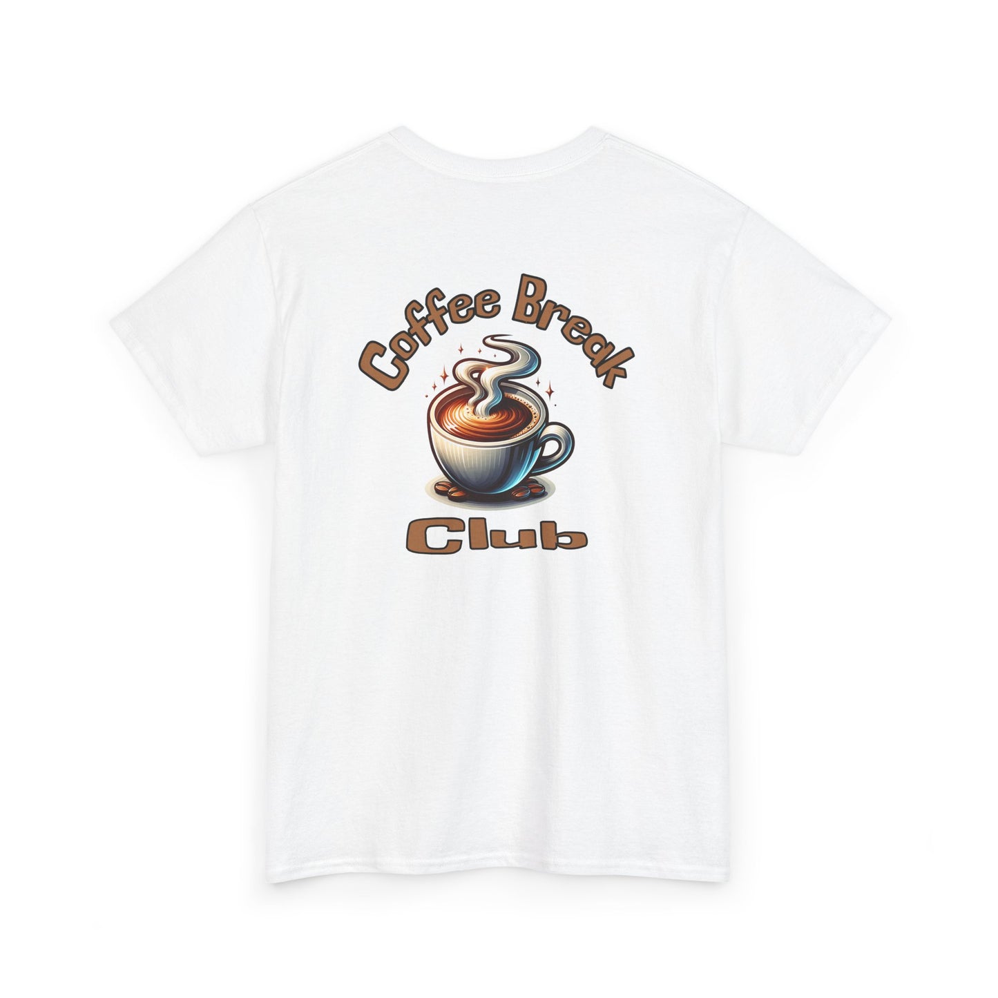 Coffee Break Club Tee - Unisex Heavy Cotton T-Shirt