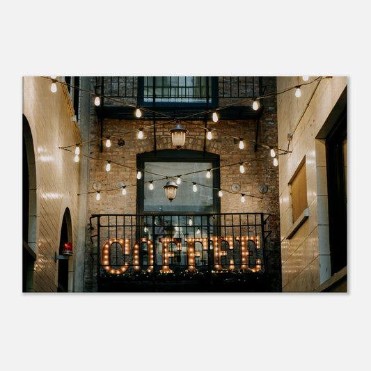 Coffee Cafe Canvas Wall Print at Java Good Coffee