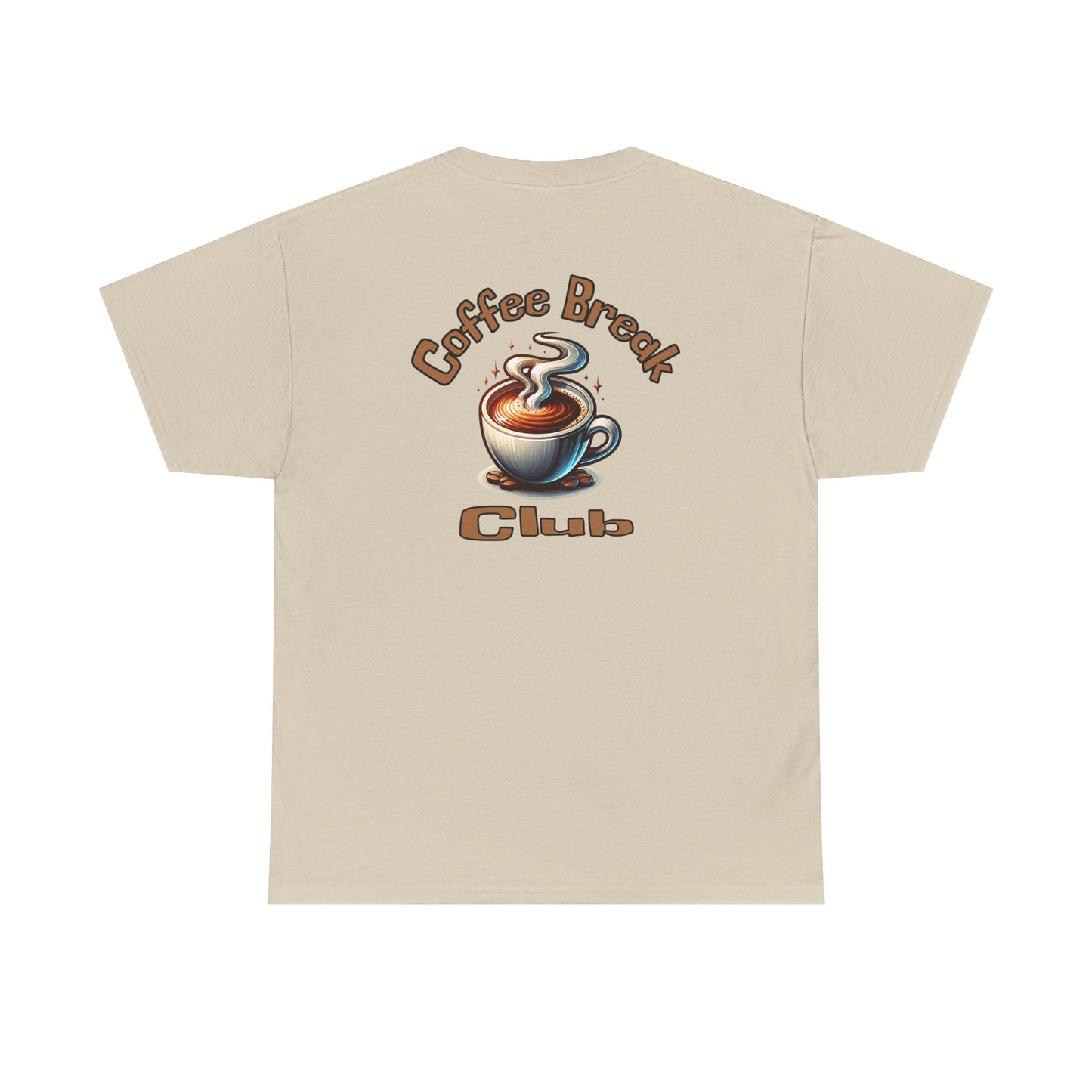Coffee Break Club Tee - Unisex Heavy Cotton T-Shirt by Java Good Coffee