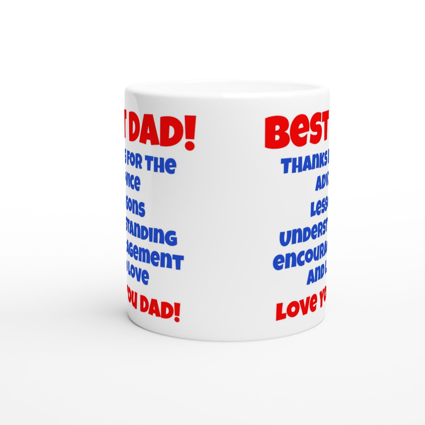 Best Dad White 11oz Ceramic Mug Best Dad White 11oz Ceramic Mug by Java Good Coffee Java Good Coffee